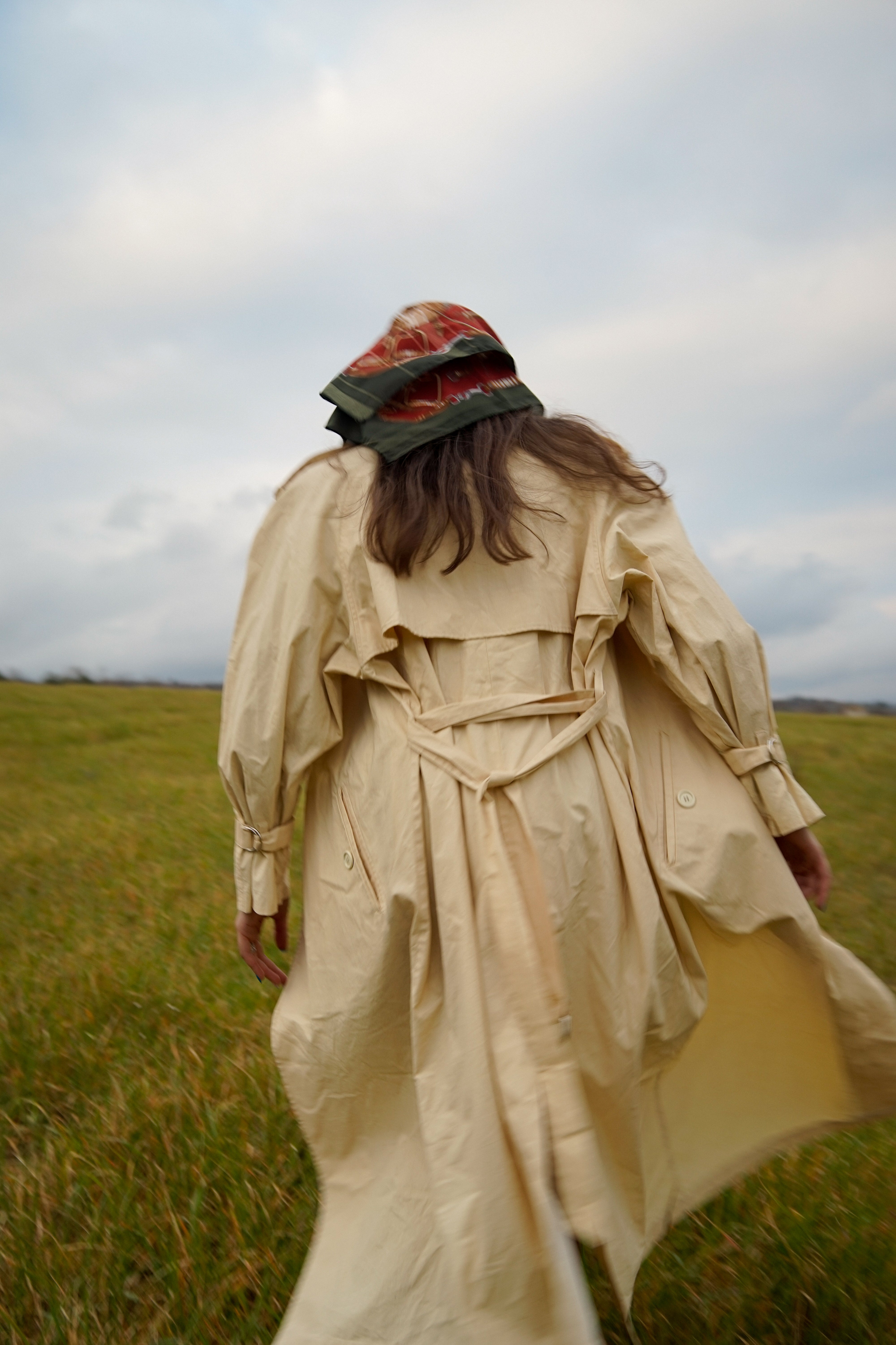 trench-donna vintage doppiopetto