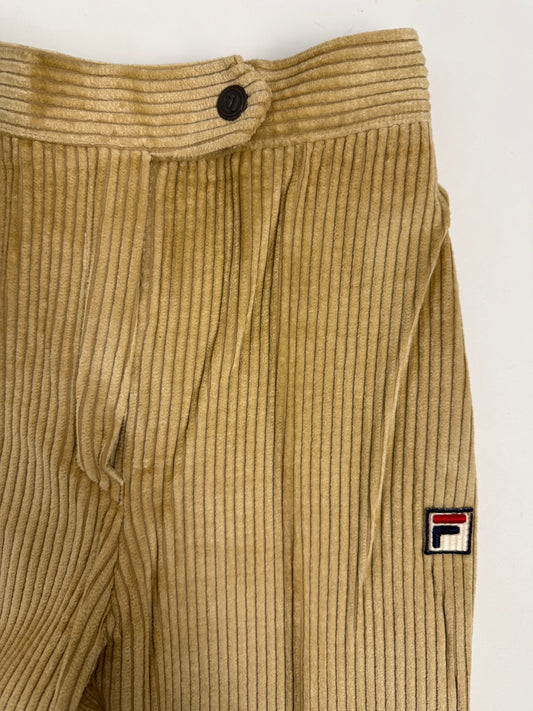 Pantaloni Fila anni '70 in velluto a coste