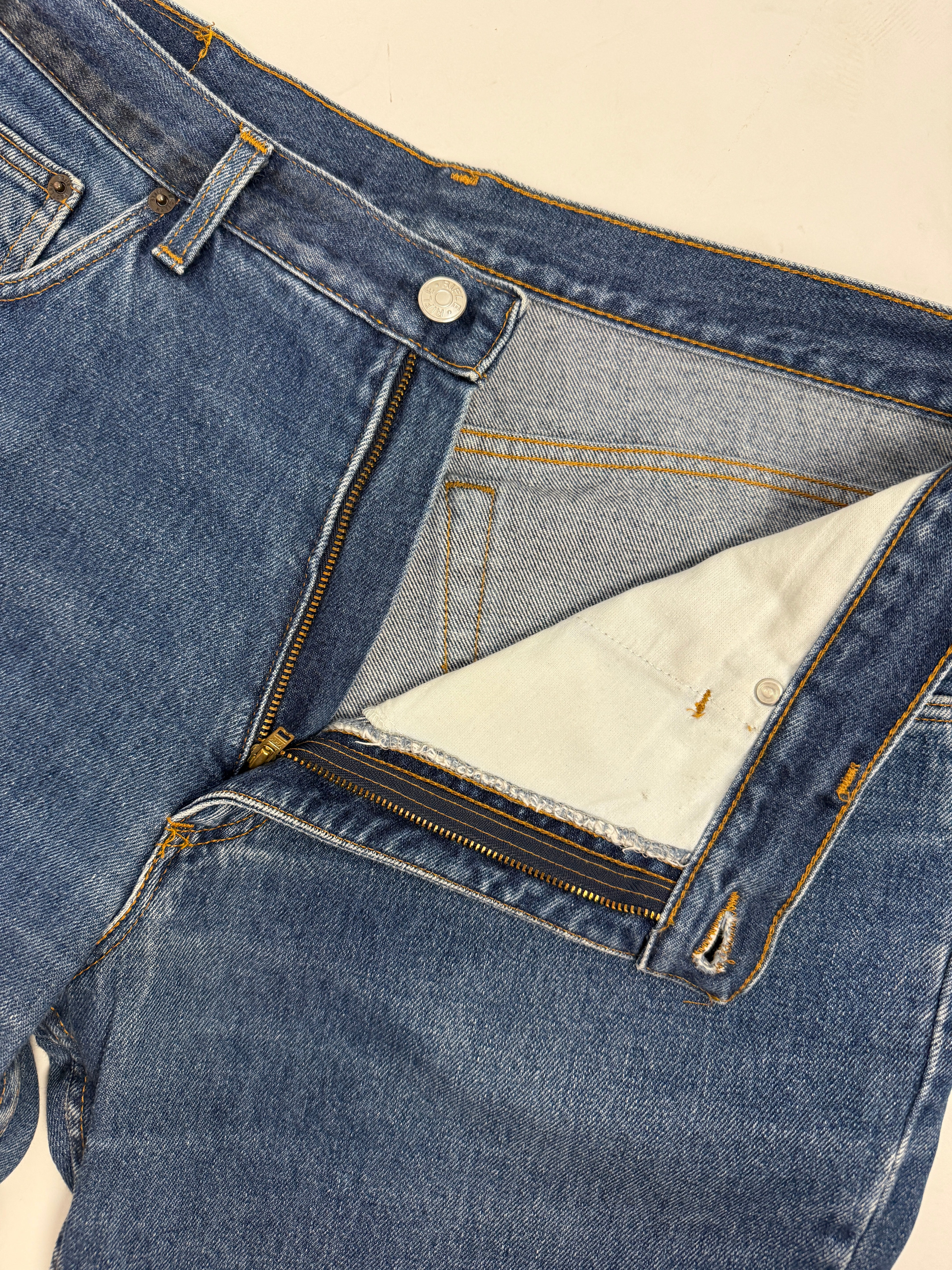 Bermuda Vintage Rifle Denim Blu W36 - Taglia 50