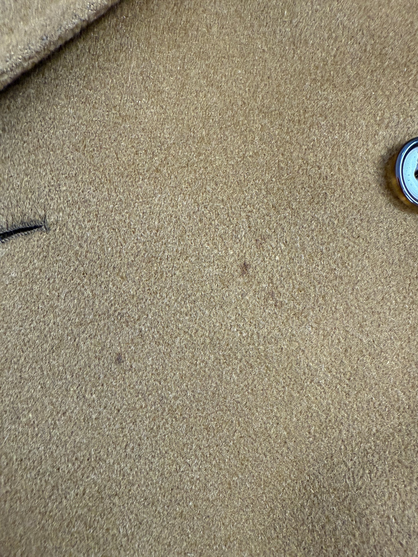 Cappotto doppiopetto in puro cashmere vintage