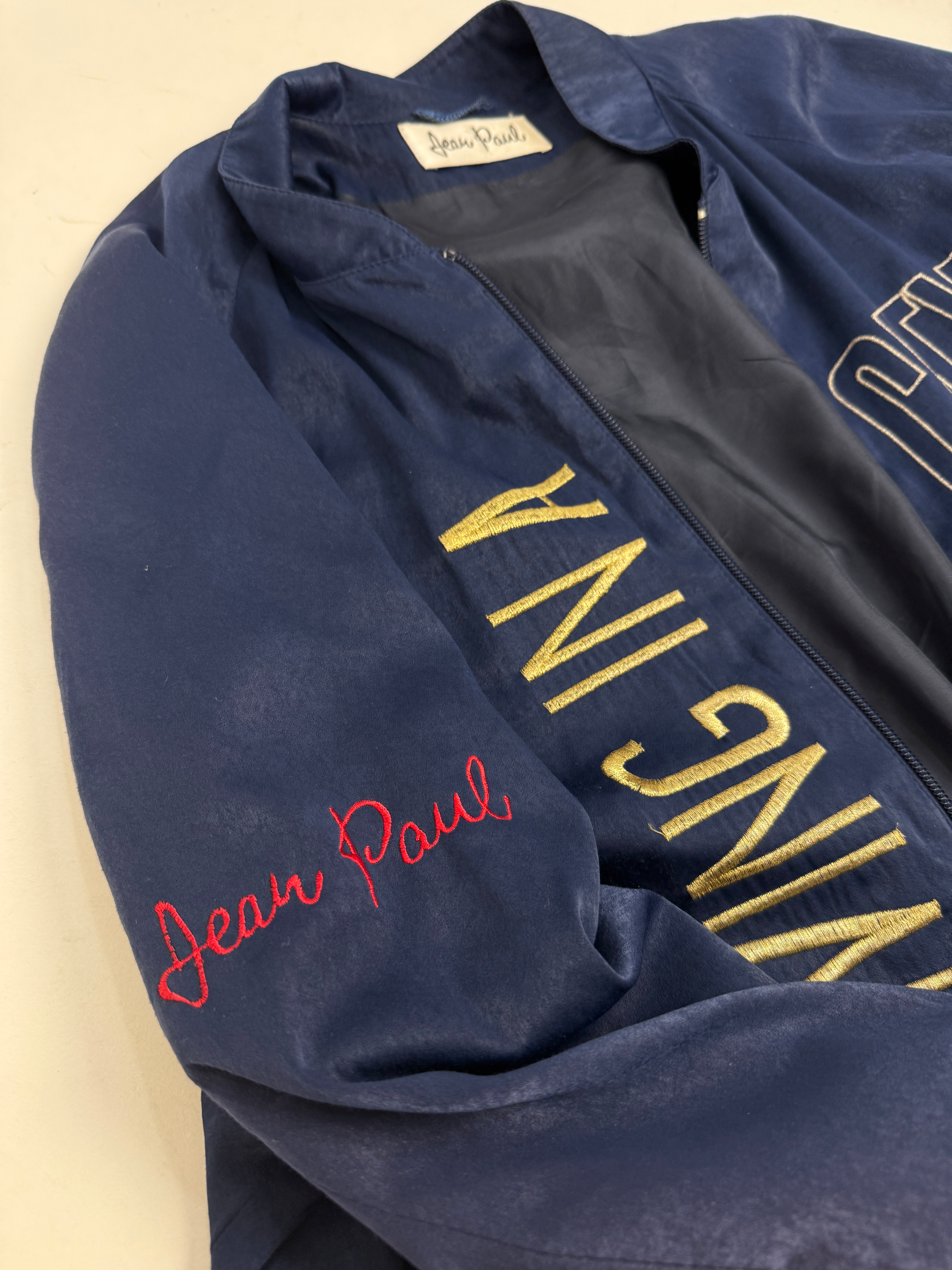 Bomber Vintage Jaguar x Jean Paul “Living in a City” Anni '80/'90 - Taglia L
