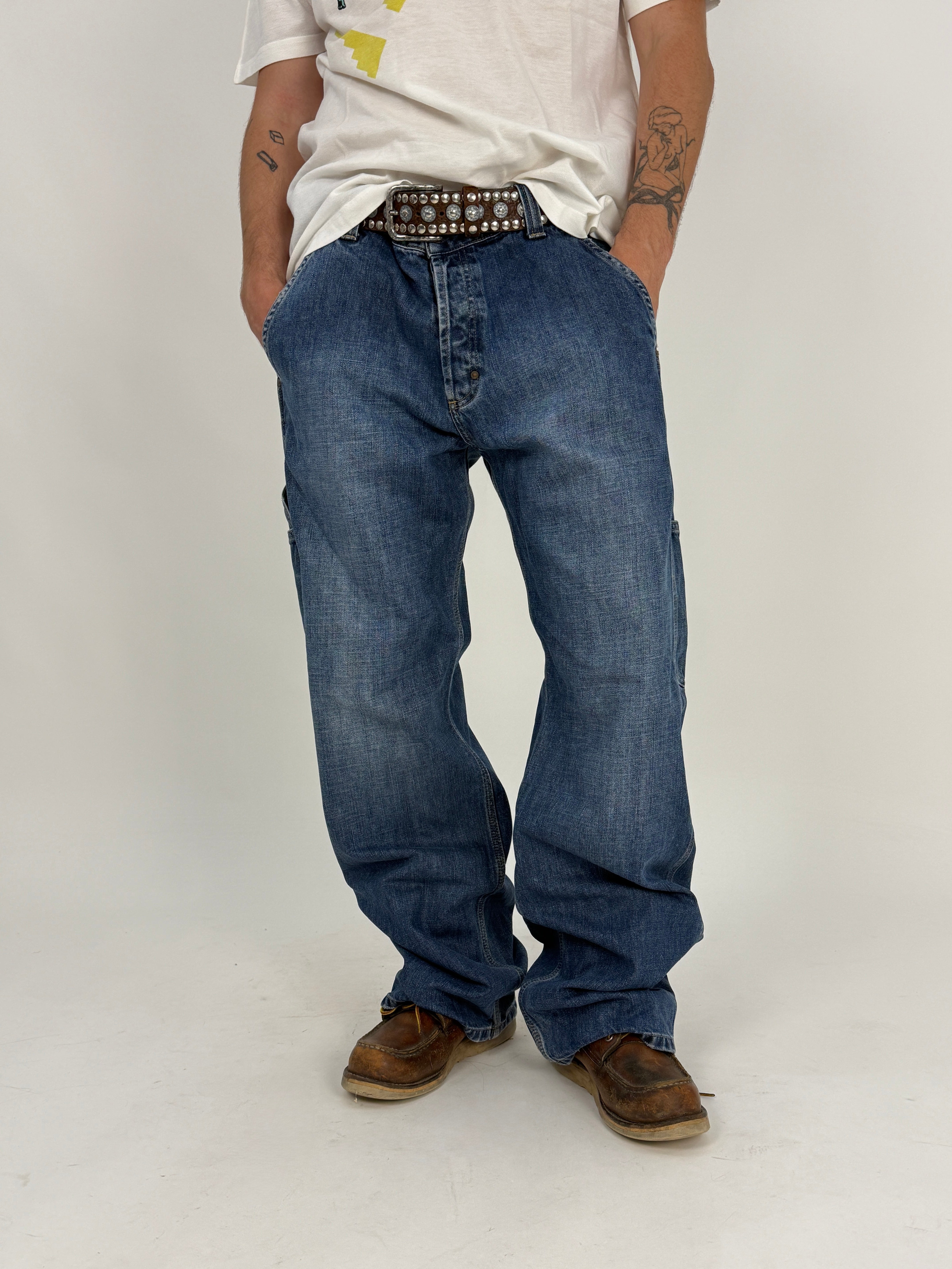 Jeans Carhartt Carpenter Vintage Denim - Taglia 54/XL