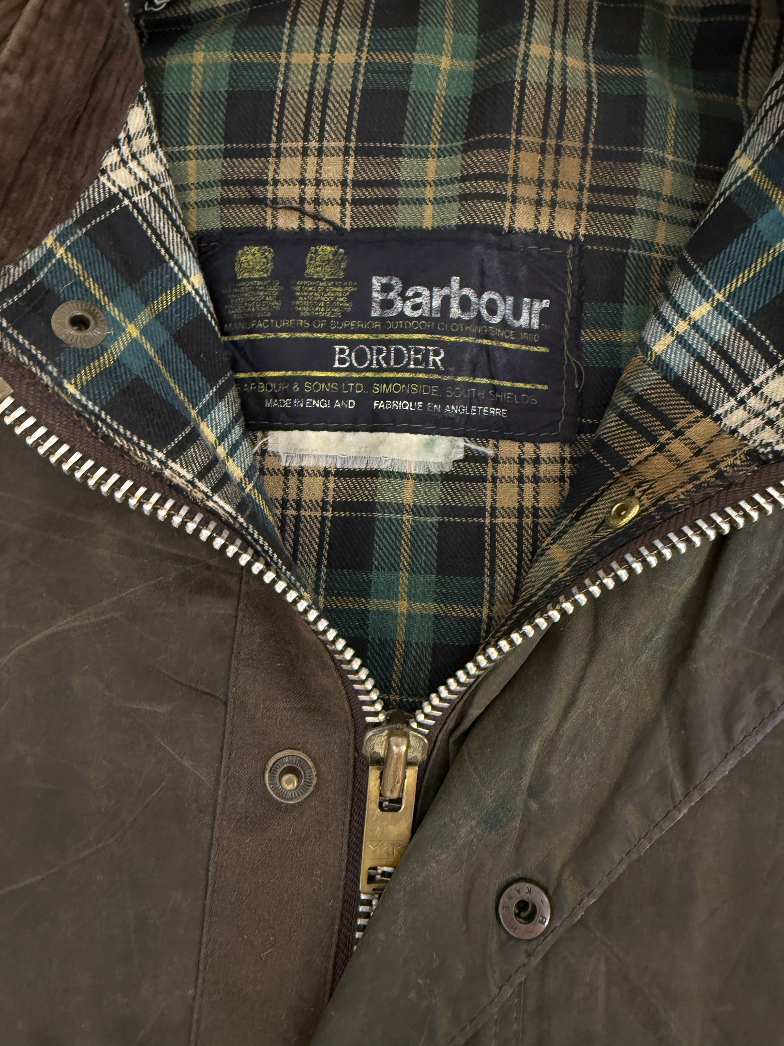 Giacca Barbour Border due Corone – Made in England anni ’80 - Fangovintage