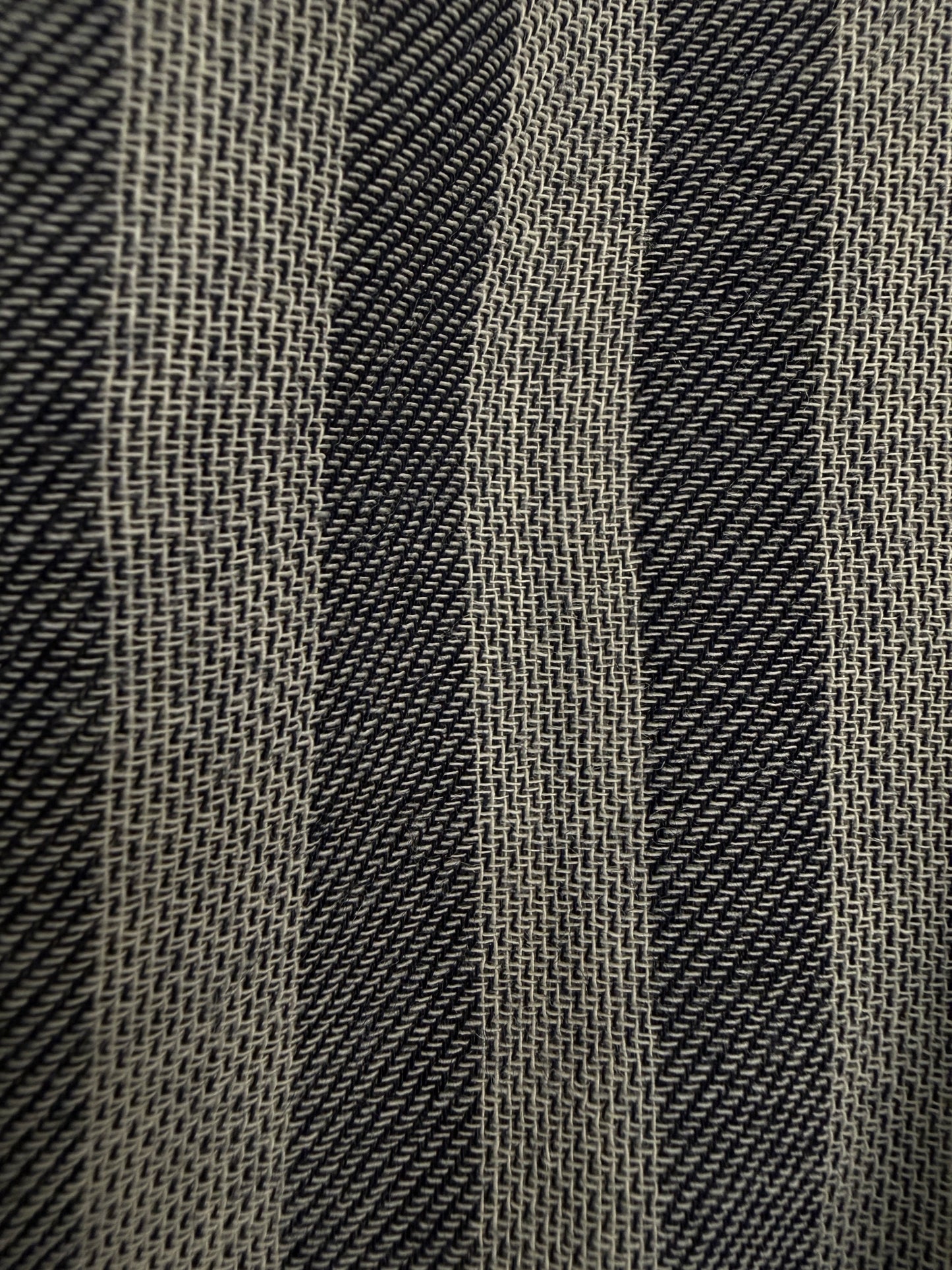 Abito midi a righe anni '70