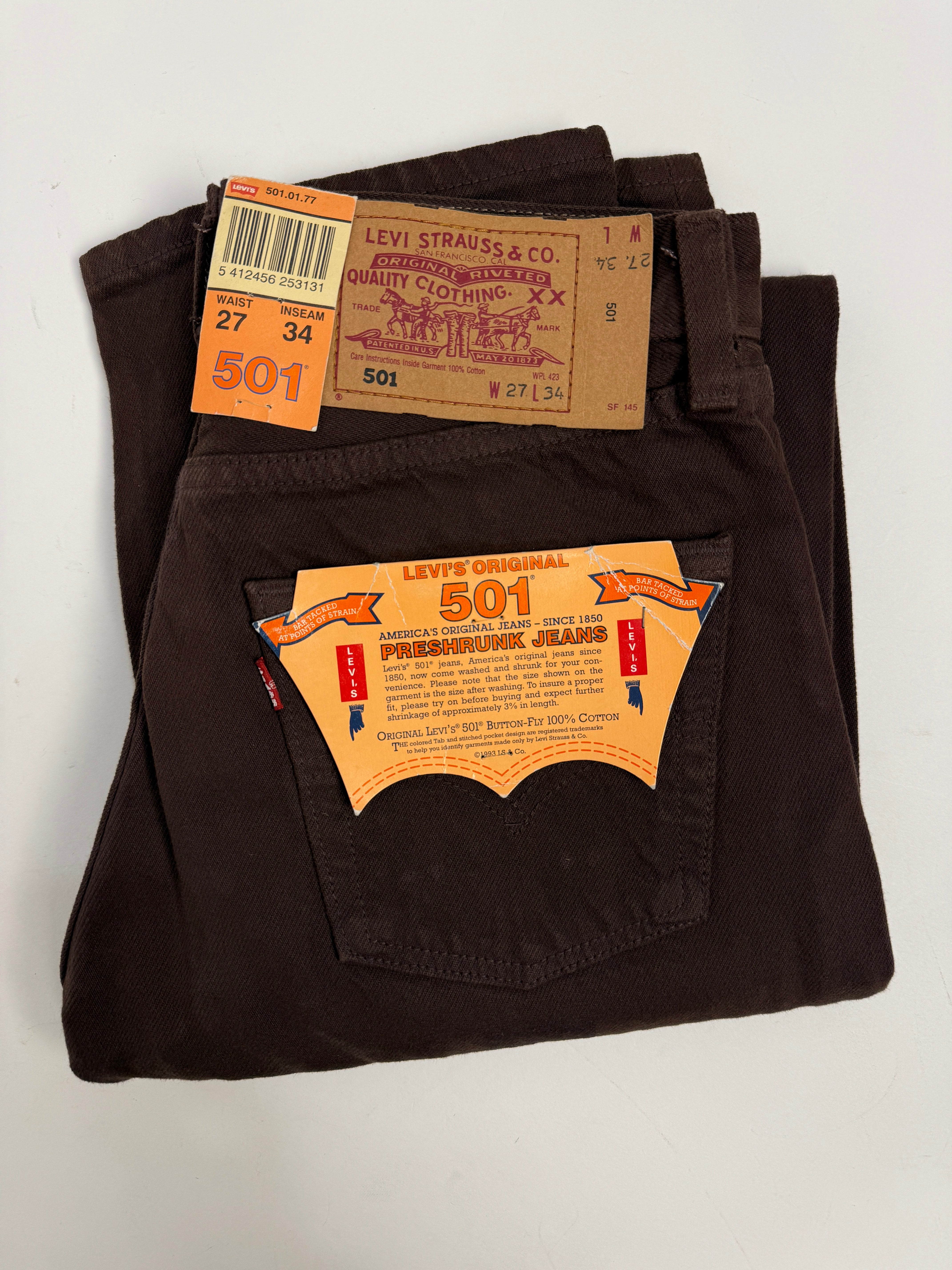 jeans Levi's 501 anni '80 U.S.A.- Deadstock