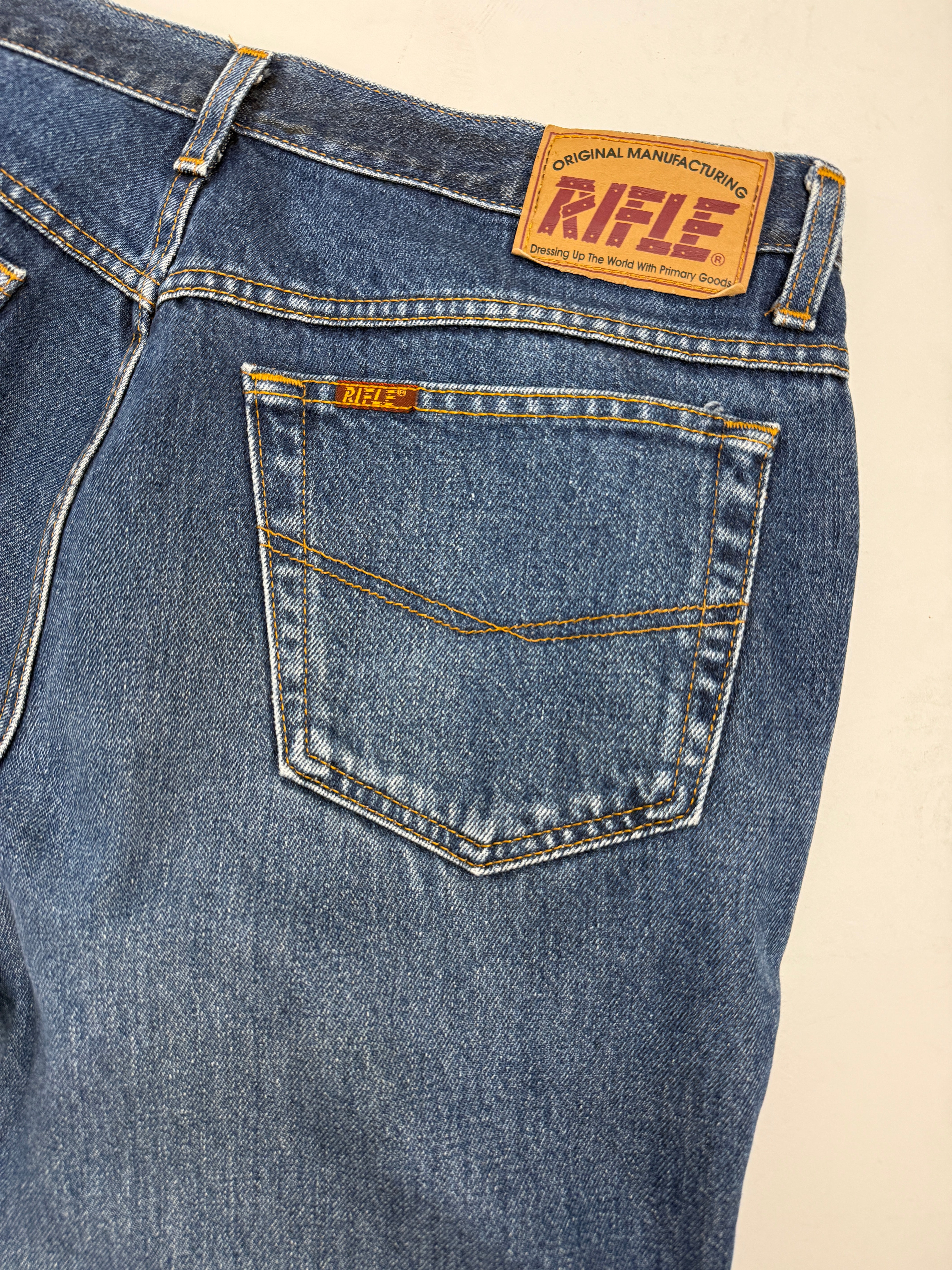 Bermuda Vintage Rifle Denim Blu W36 - Taglia 50
