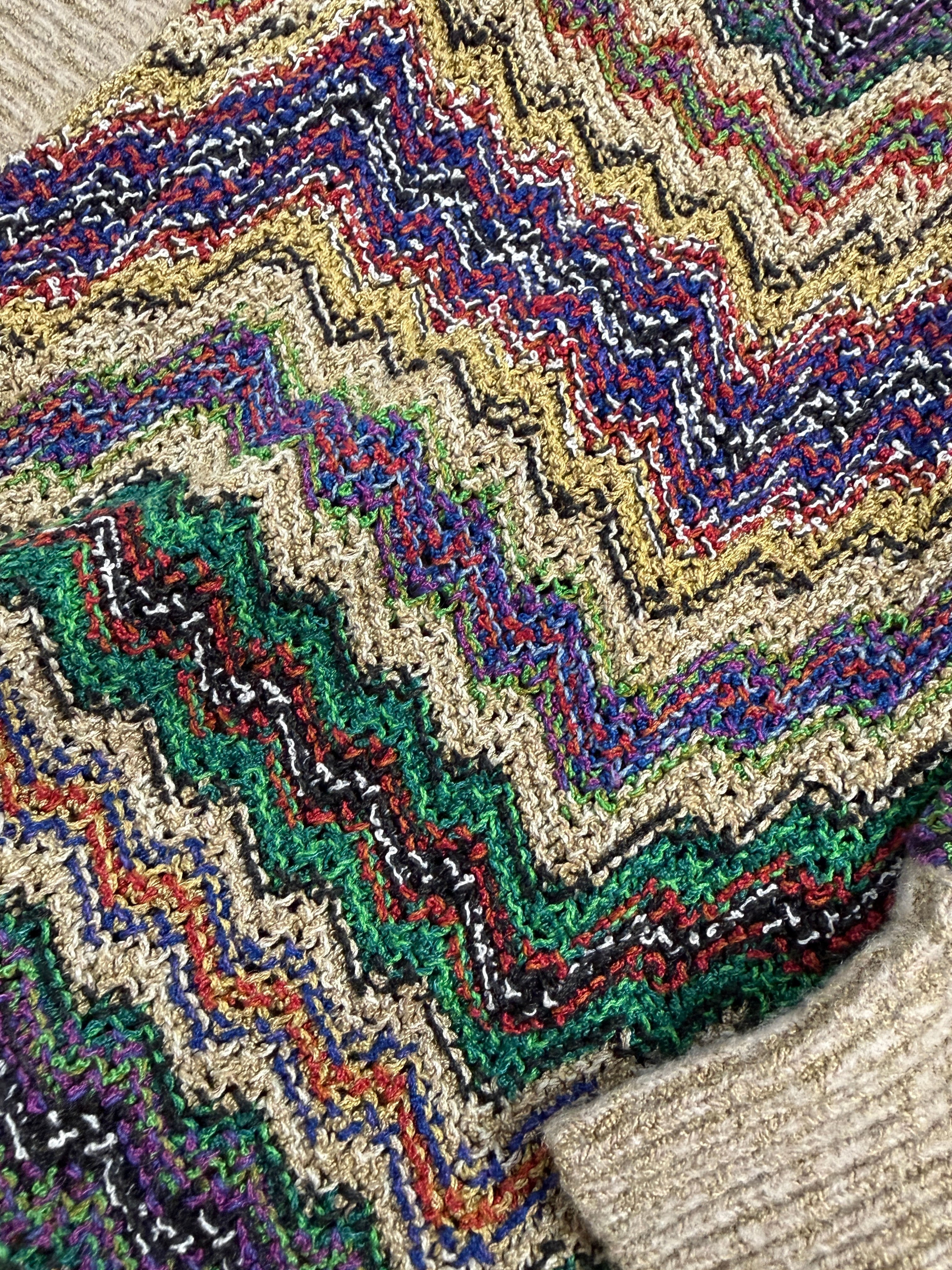 Cardigan Missoni Uomo Anni '70/'80 - Pezzo d'Archivio - Taglia M