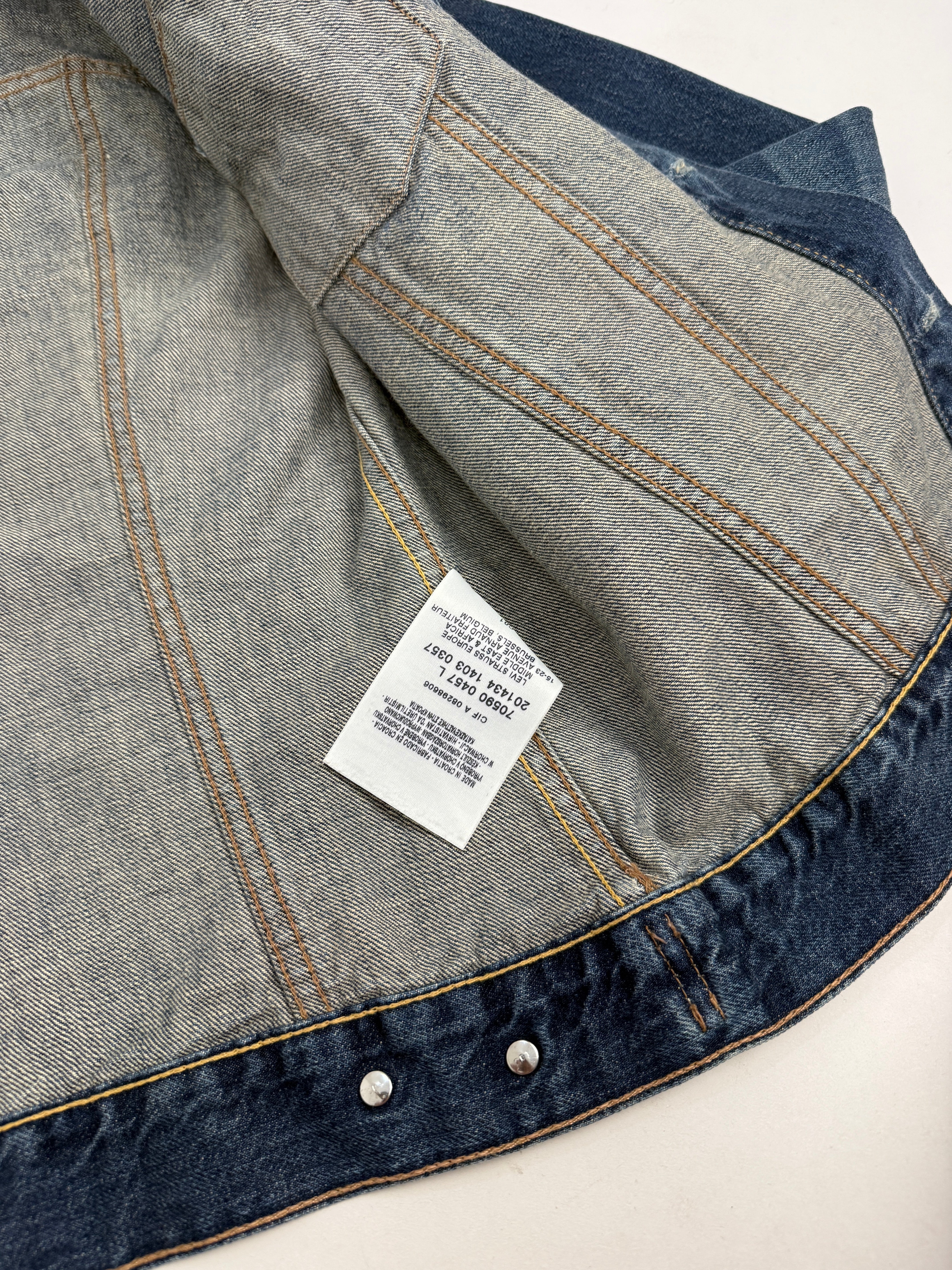 Giacca Denim Levi's Trucker 70590-04 Vintage - Taglia L