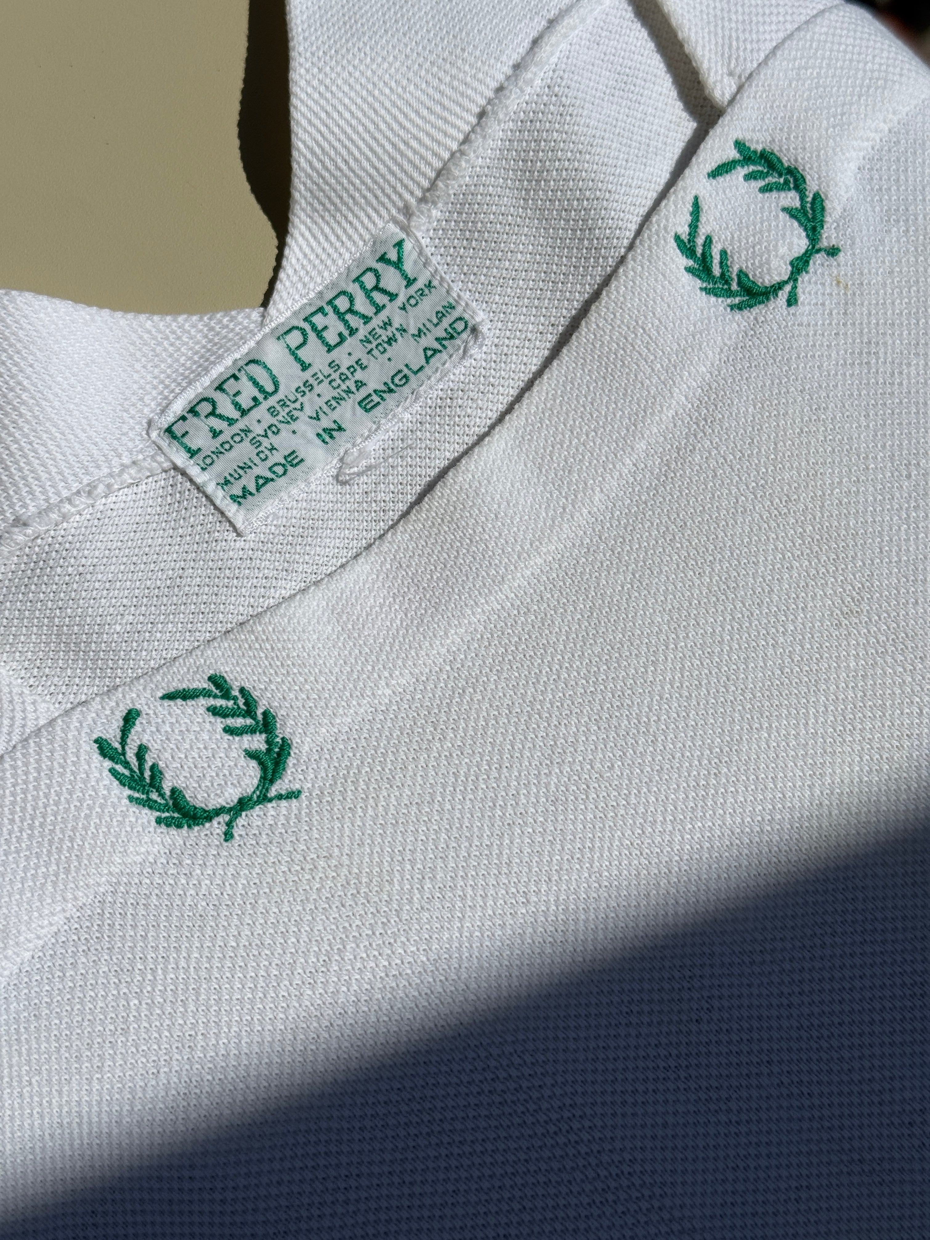 Blusa Tennis Vintage Fred Perry Archivio 70s/80s – Made in England