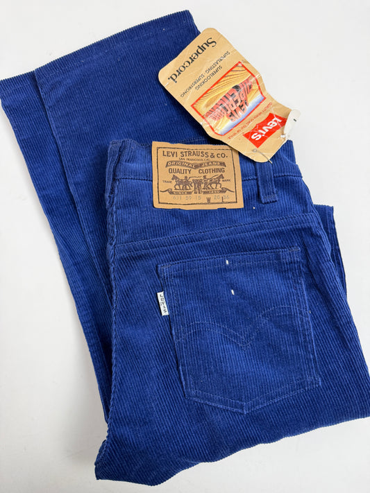 Pantaloni Levi’s Supercord anni ’70 Deadstock - velluto a coste