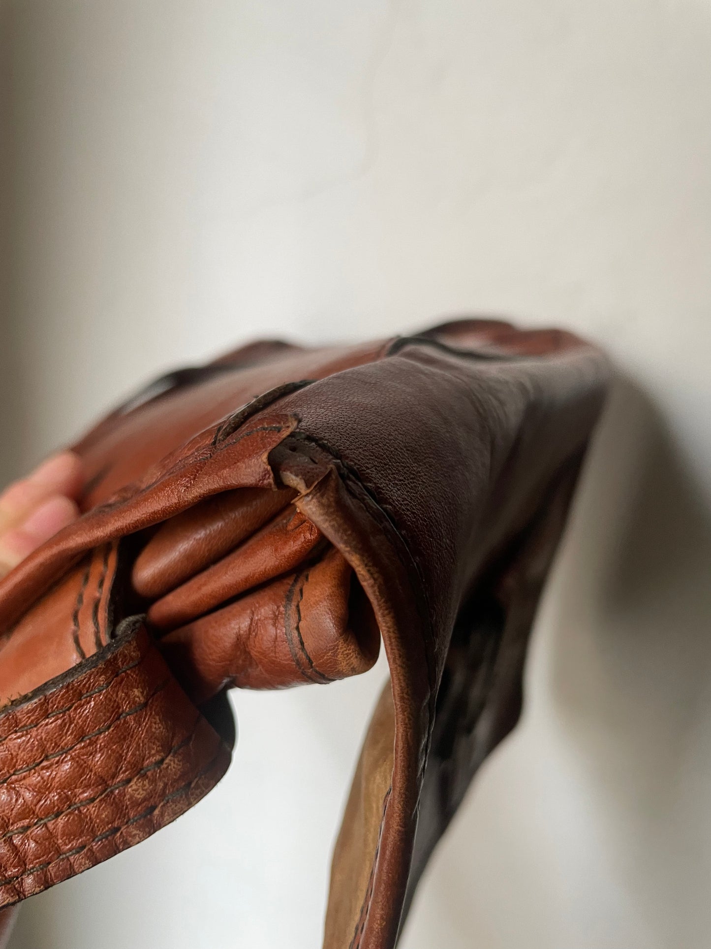 Borsa in cuoio anni ‘70