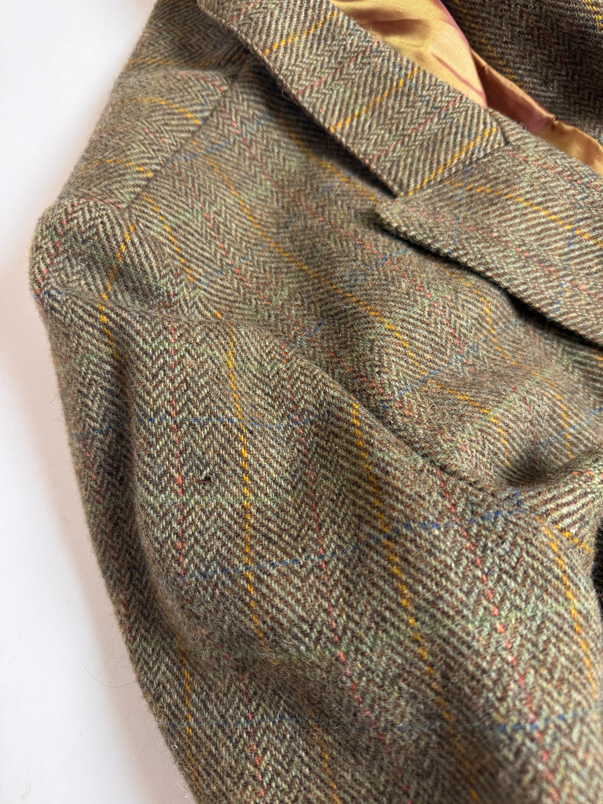 Blazer Doppiopetto Tweed Herringbone Vintage - Taglia 44/L