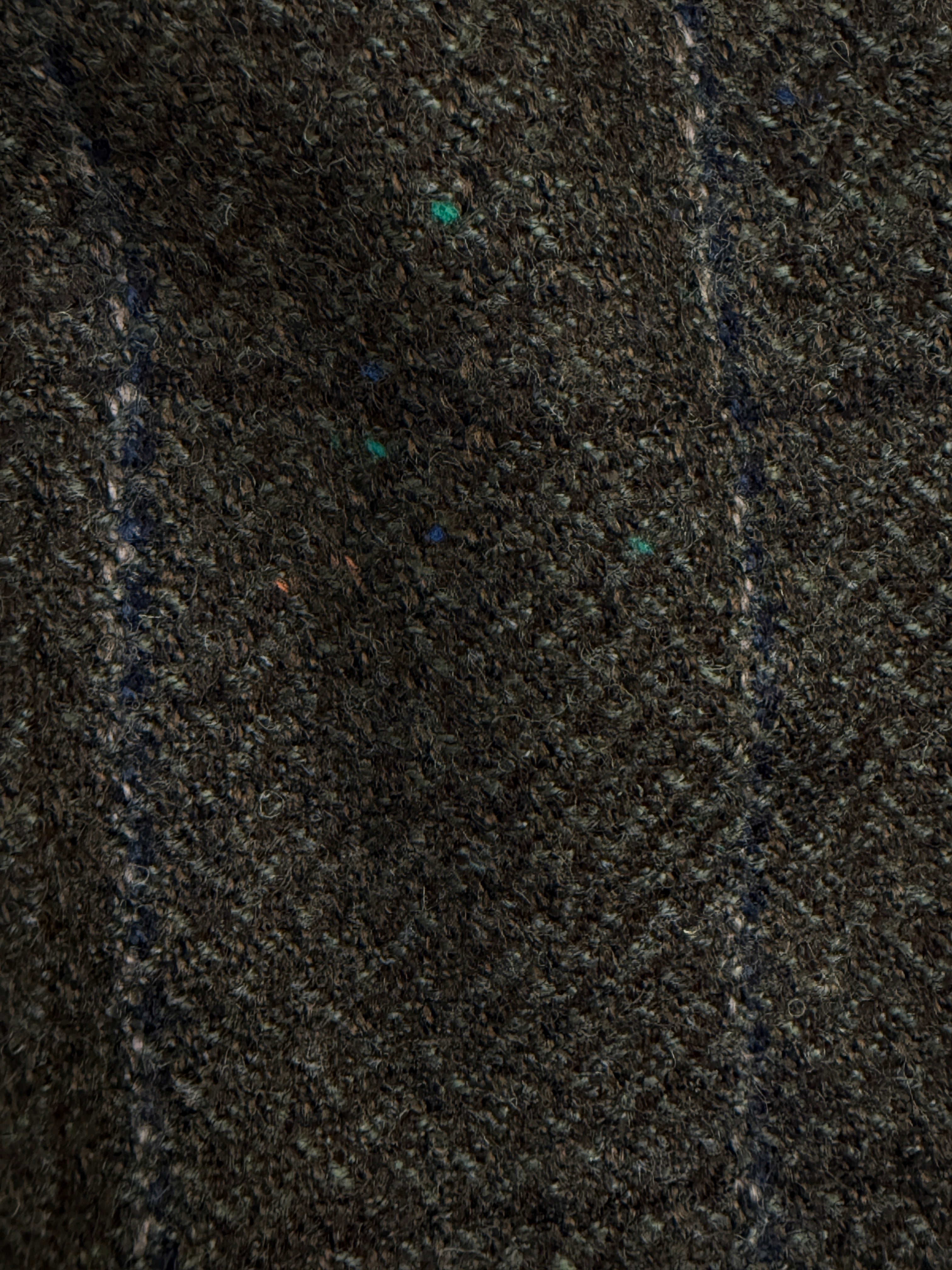Pantaloni sartoriali anni '70 Chester Bryant - lana a quadri