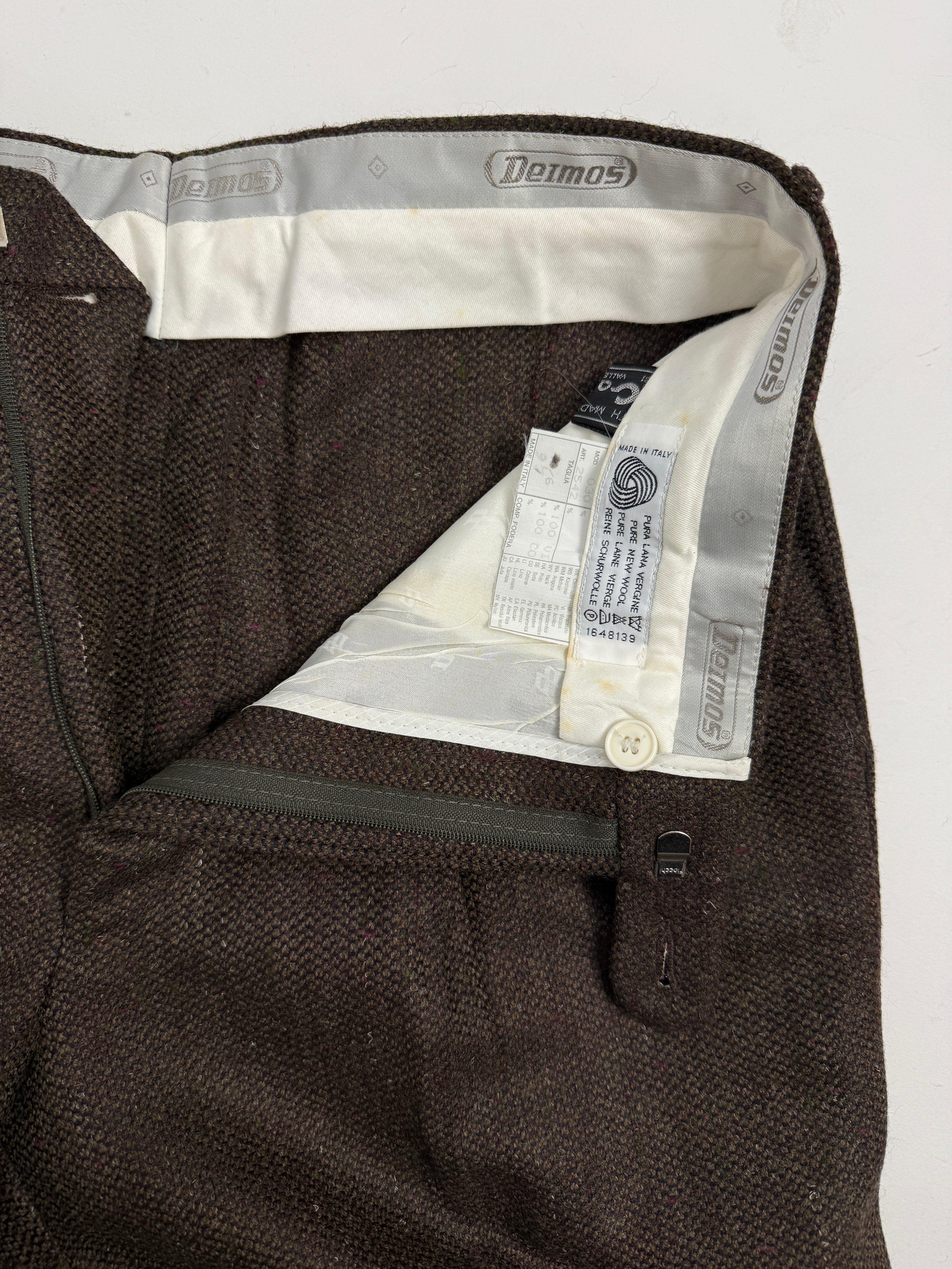 Pantaloni Sartoriali anni '70 - Pura Lana Vergine - Deadstock