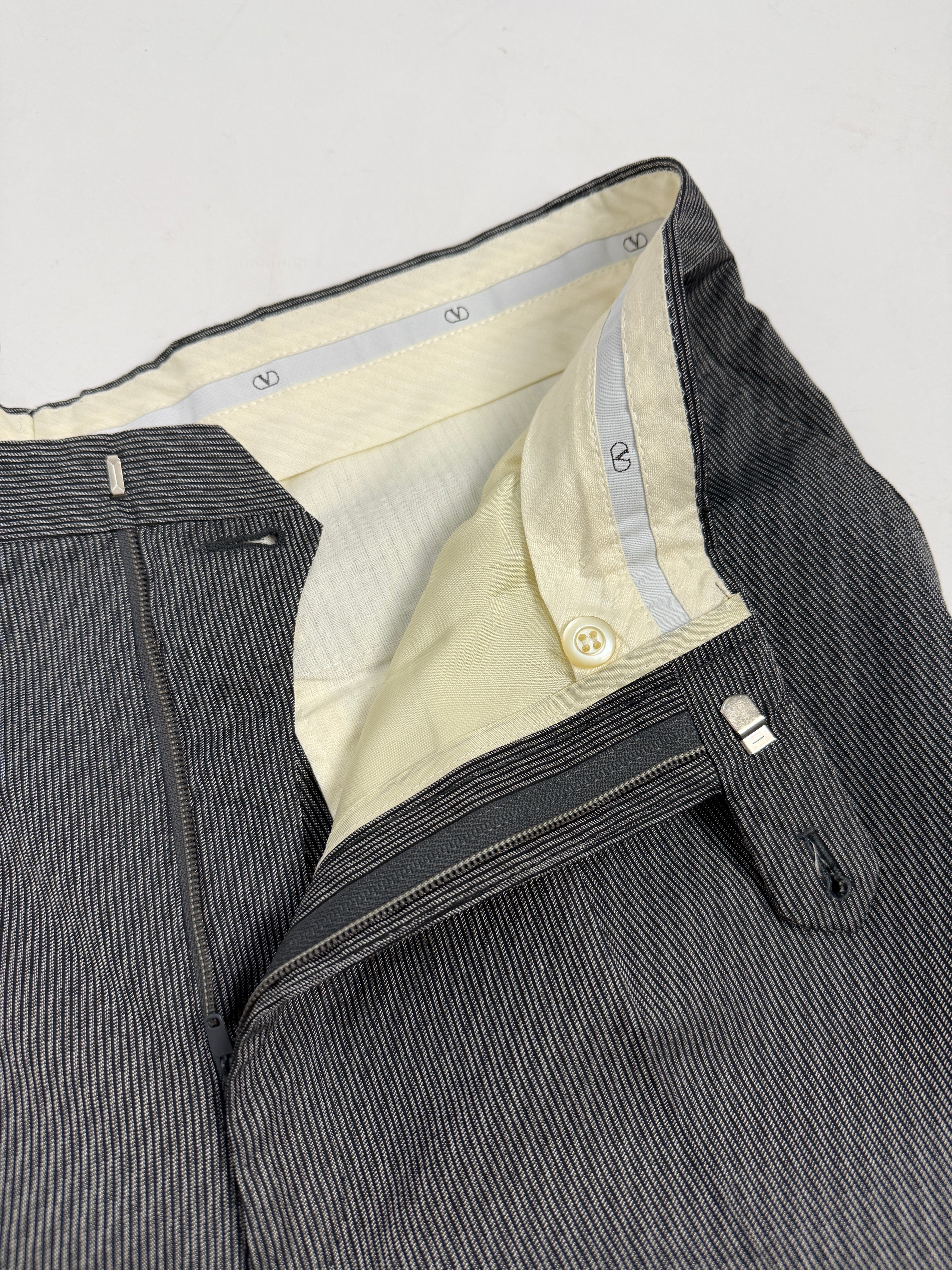 Pantaloni uomo sartoriali vintage - tessuto a righe