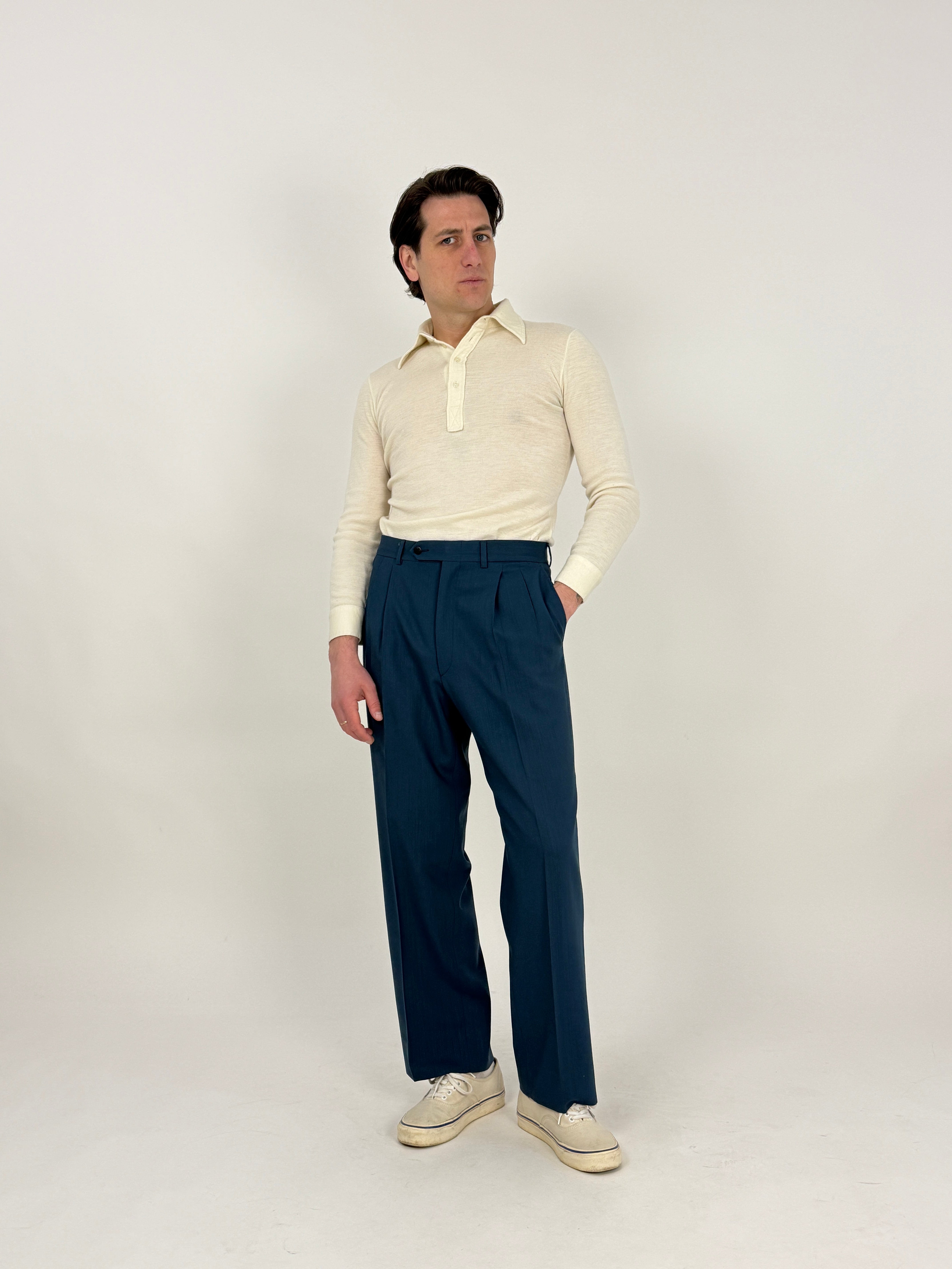 Pantaloni sartoriali con pinces