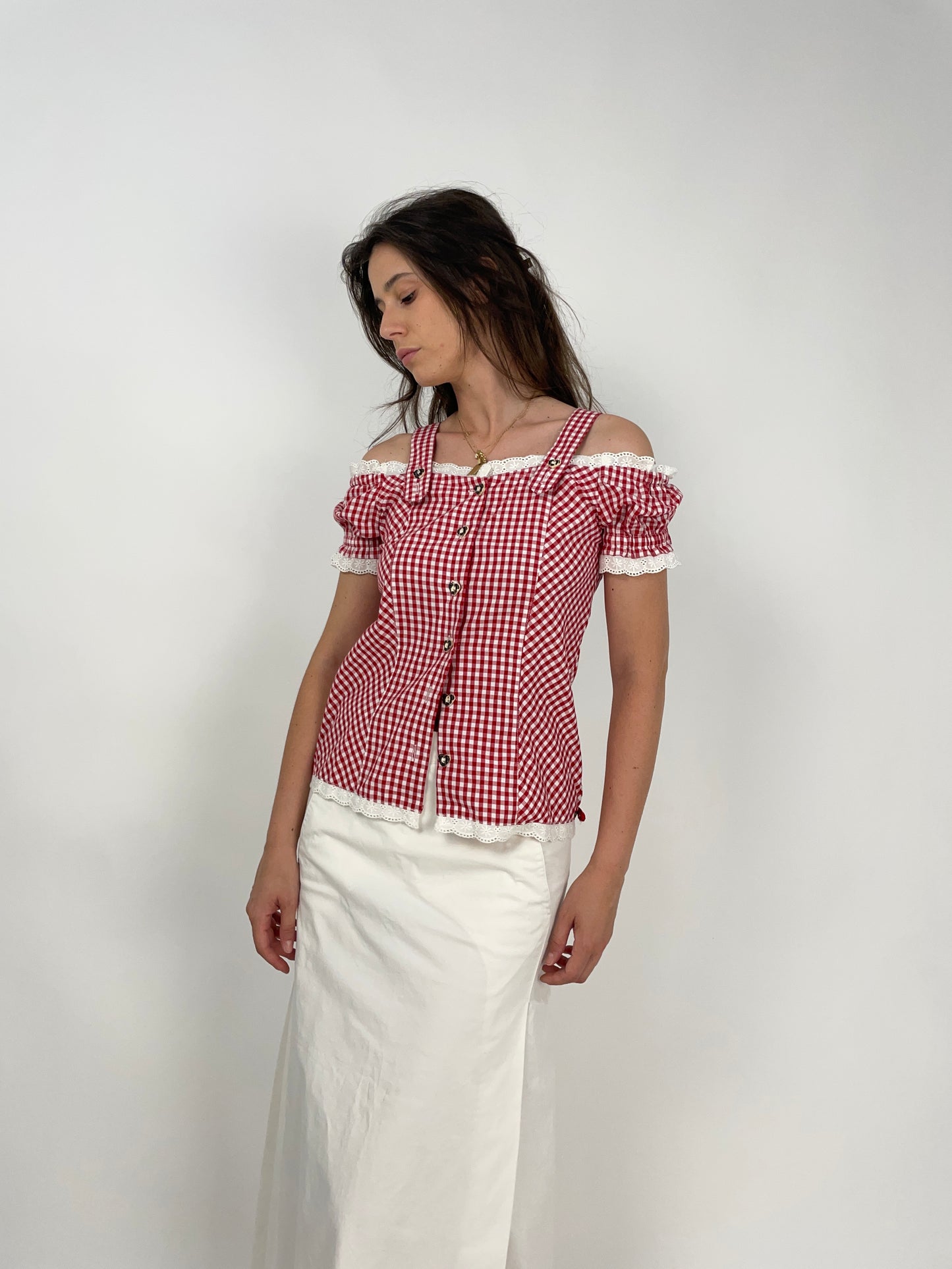 camicia-trachten-vontage-a-quadretti