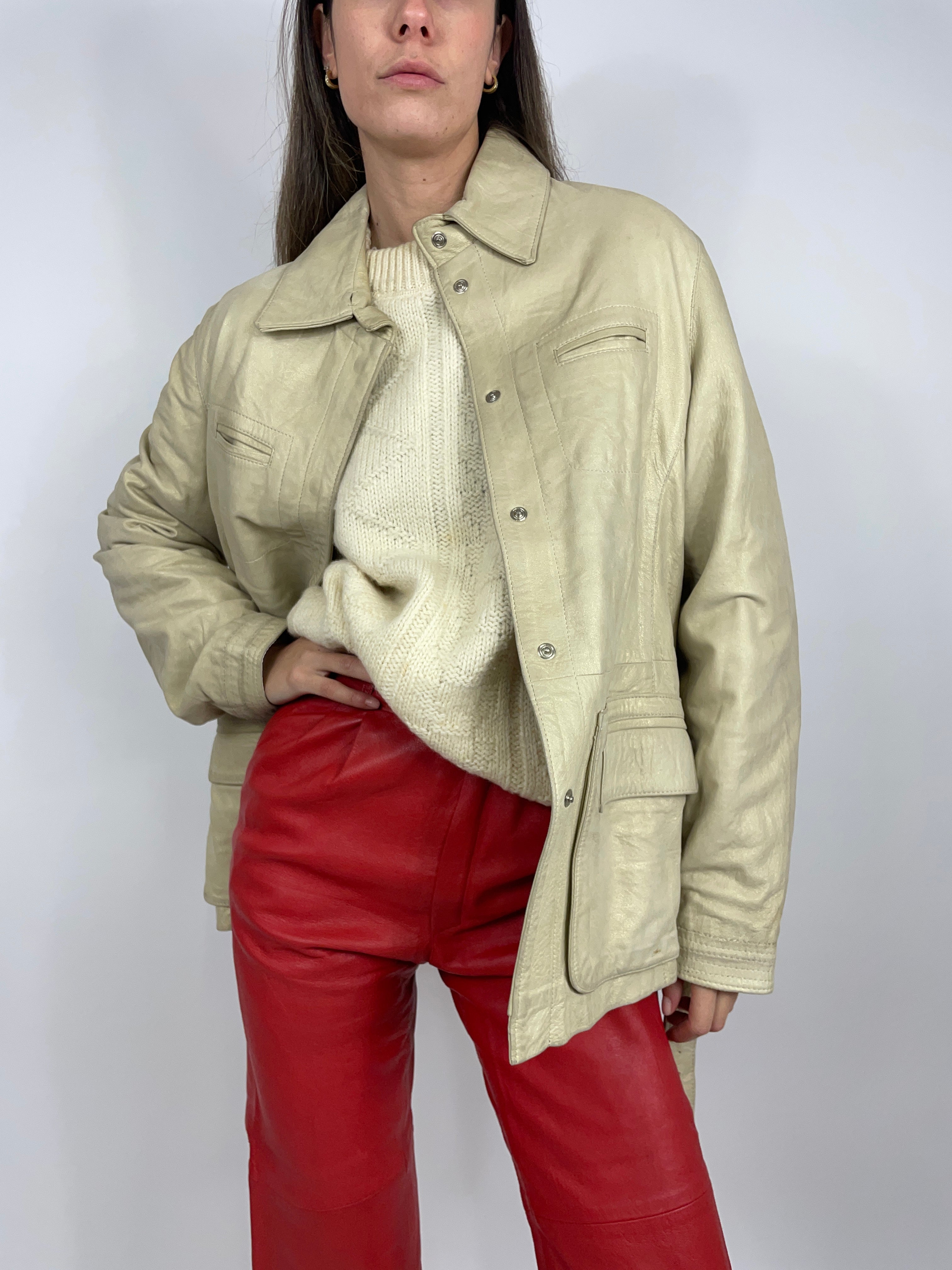 Leather Jacket anni '70 - Fangovintage