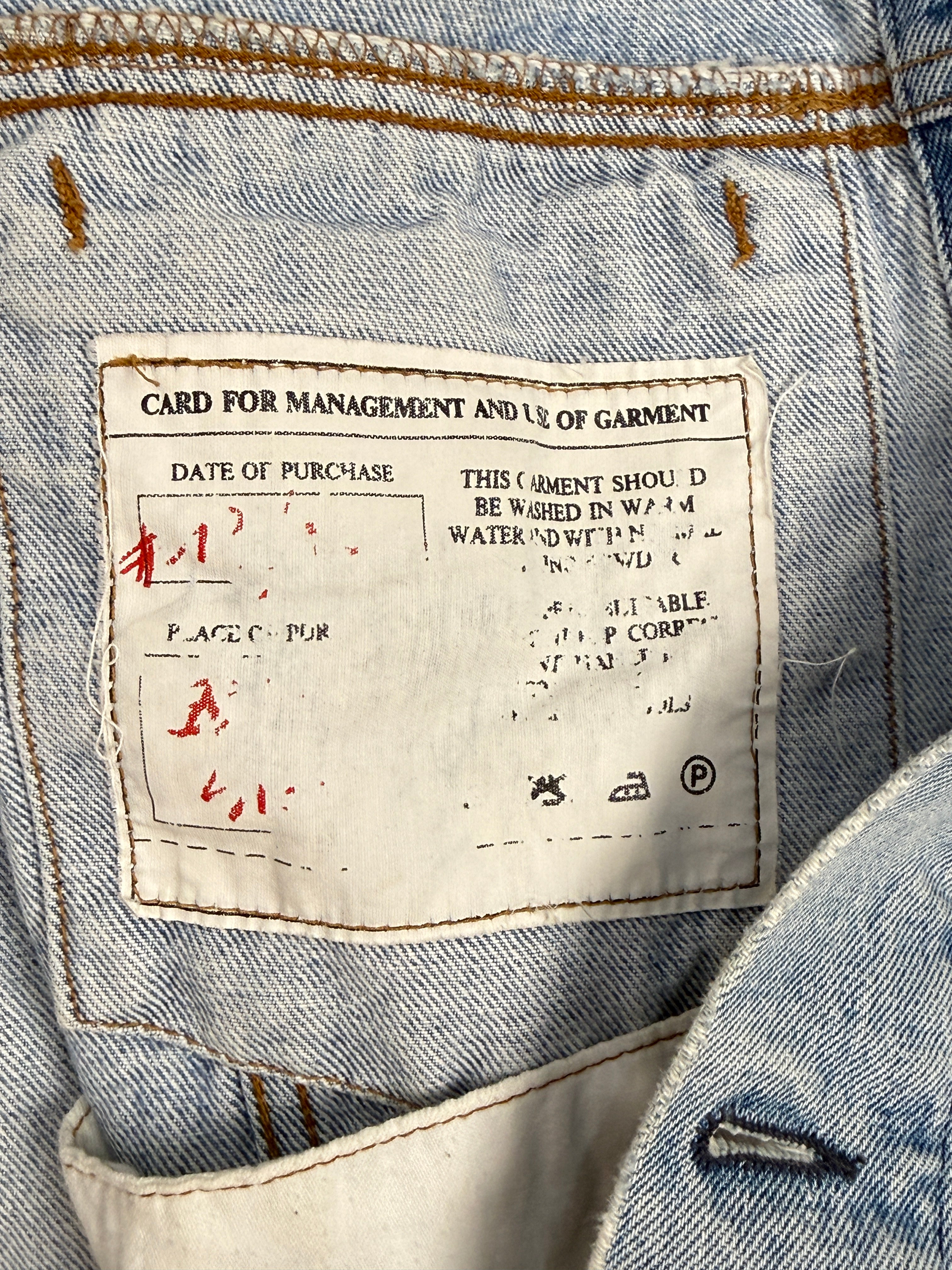 Gilet Avirex LTD in Denim Anni '80 - Taglia M