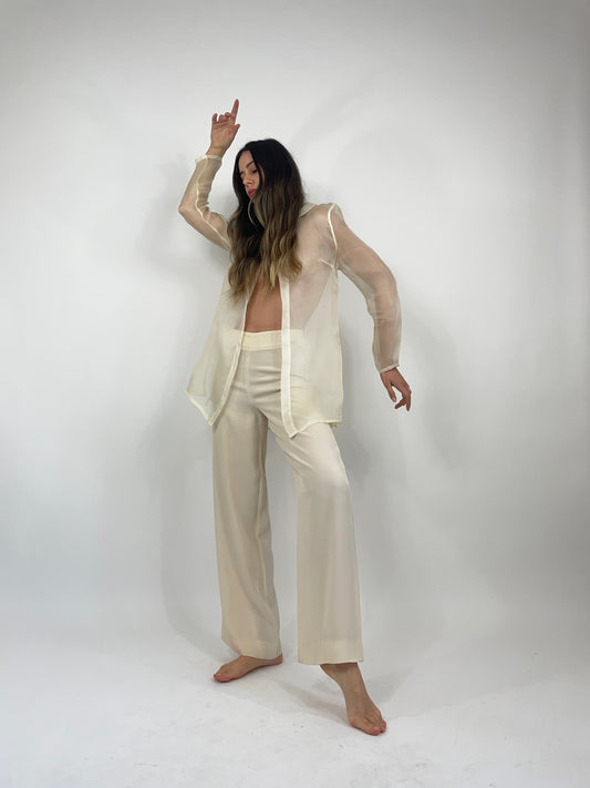 Completo Ferrone Roma 1970 pura seta