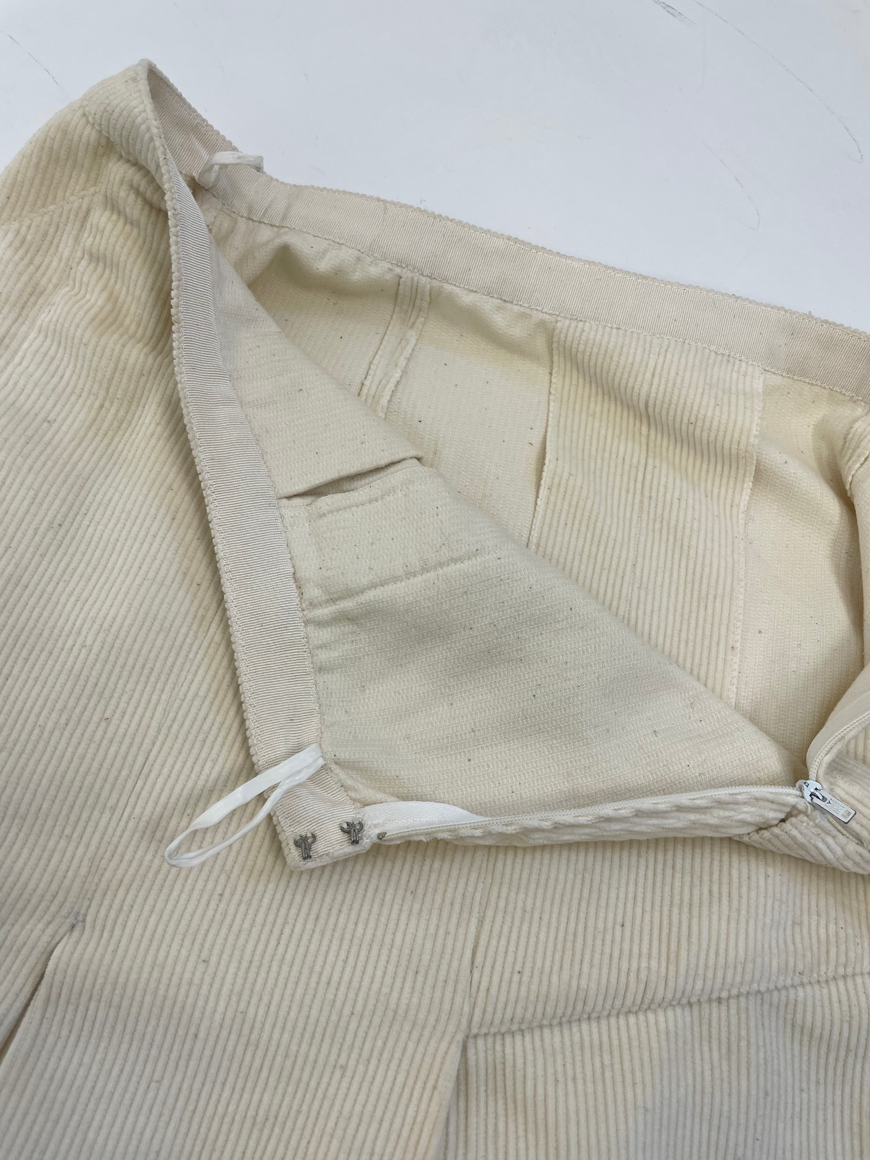 Corduroy skirt