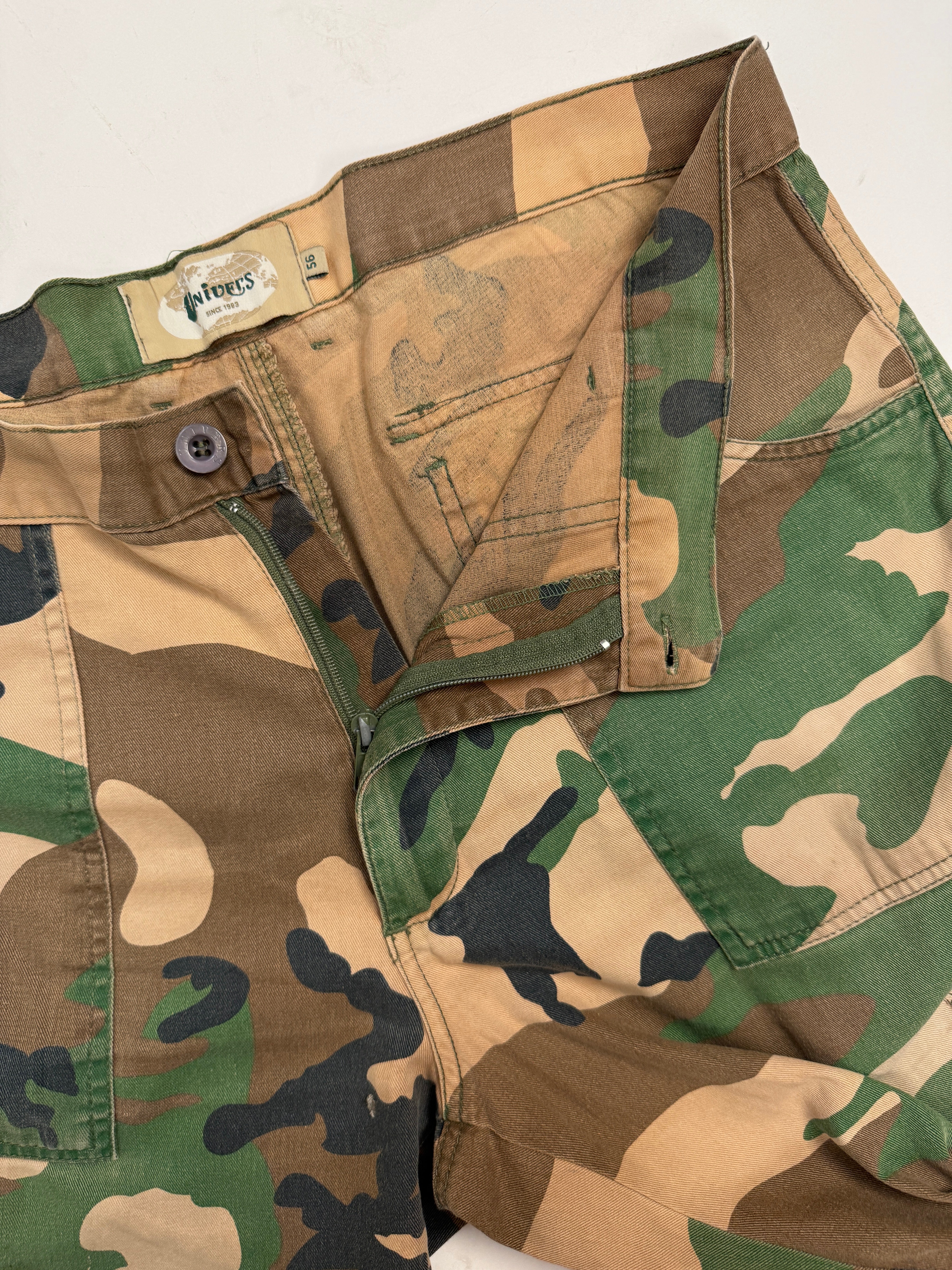 Pantalone Cargo Vintage Woodland Camouflage - Taglia 52/54