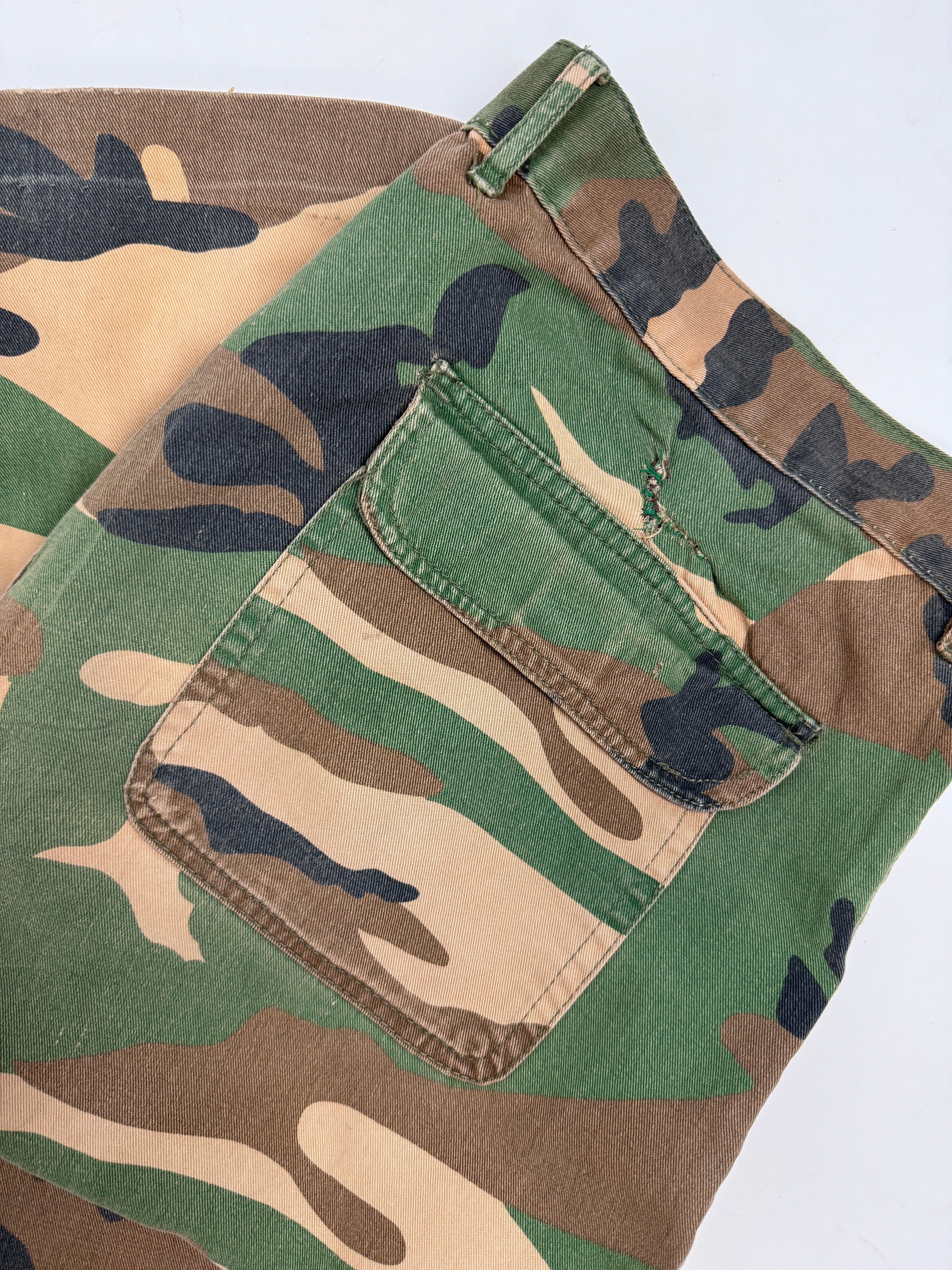Pantalone Cargo Vintage Woodland Camouflage - Taglia 52/54