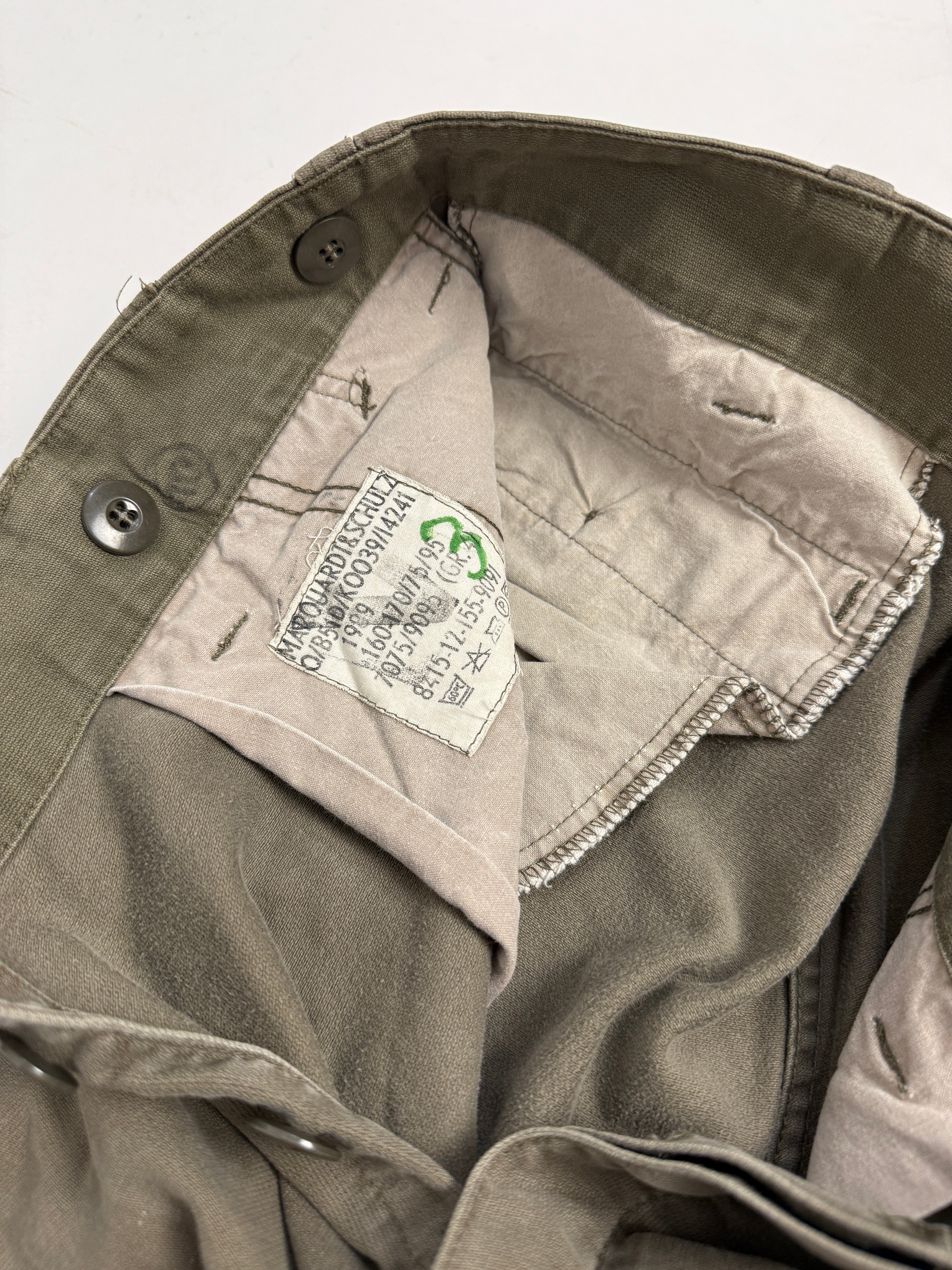 Pantalone Militare Tedesco 1989 Originale Moleskin Bundeswehr
