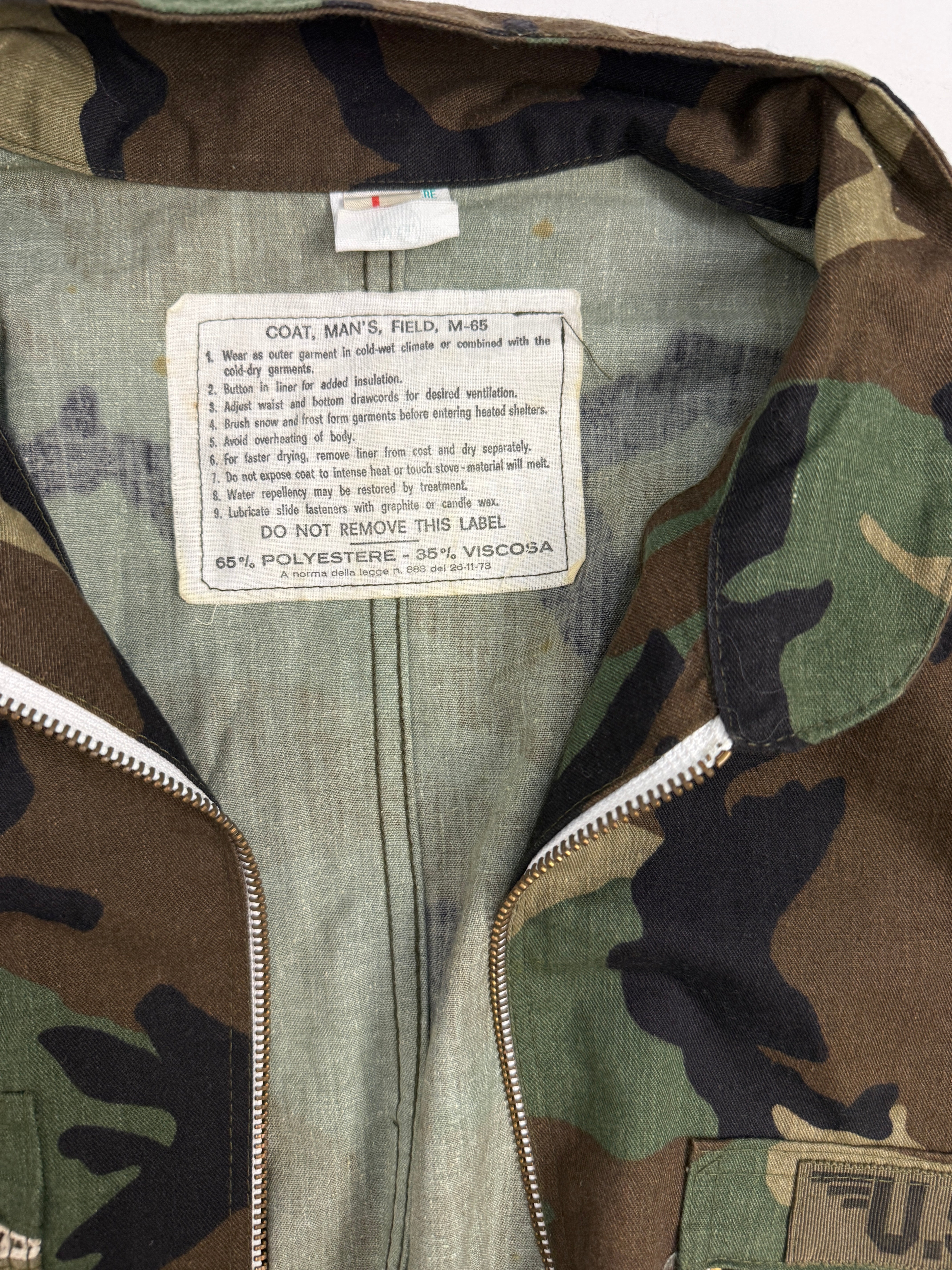 Tuta Militare Vintage Anni '80 Woodland US Air Style - Made in Italy
