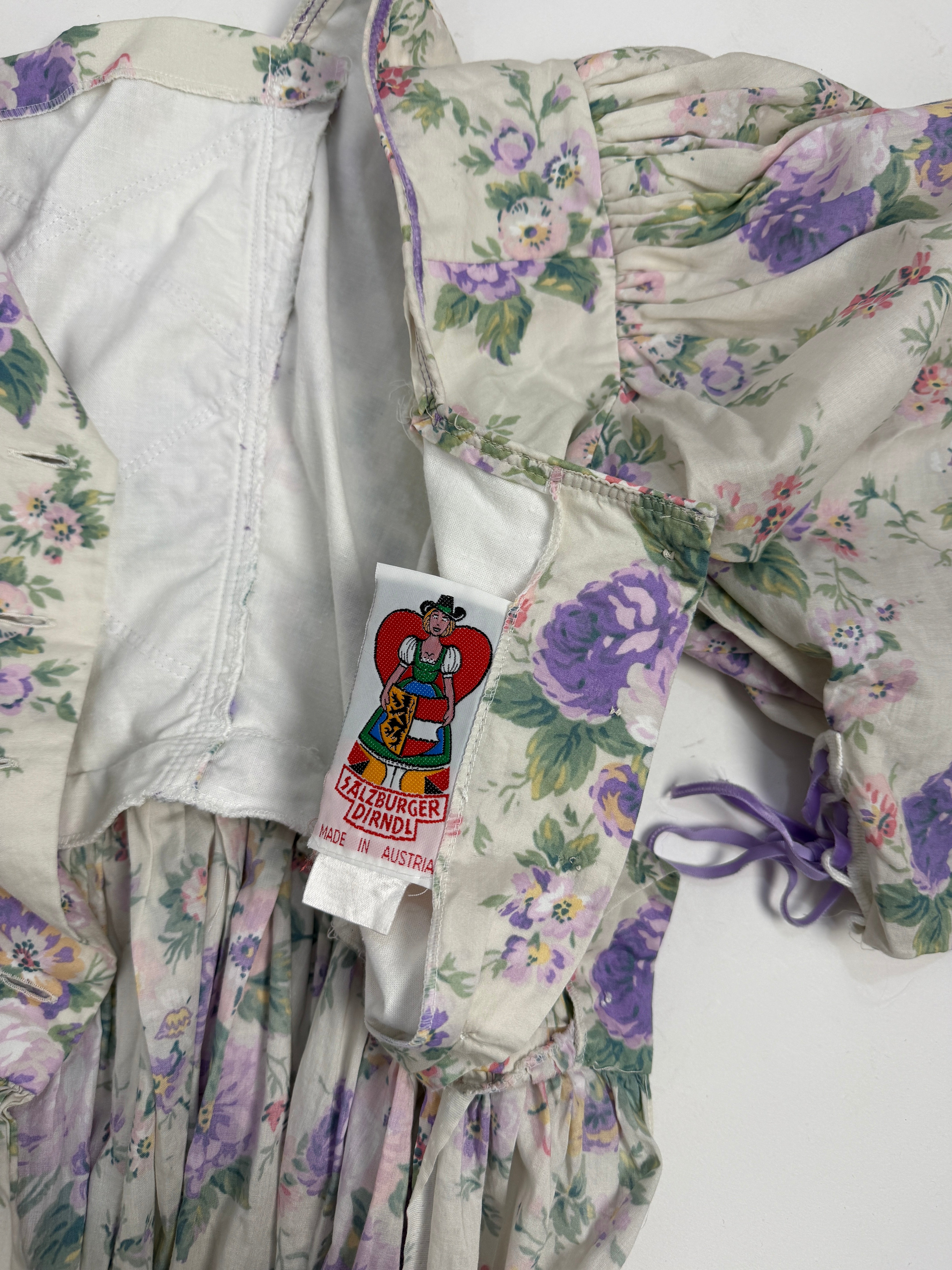 Abito Salzuburger Dirndl anni '80