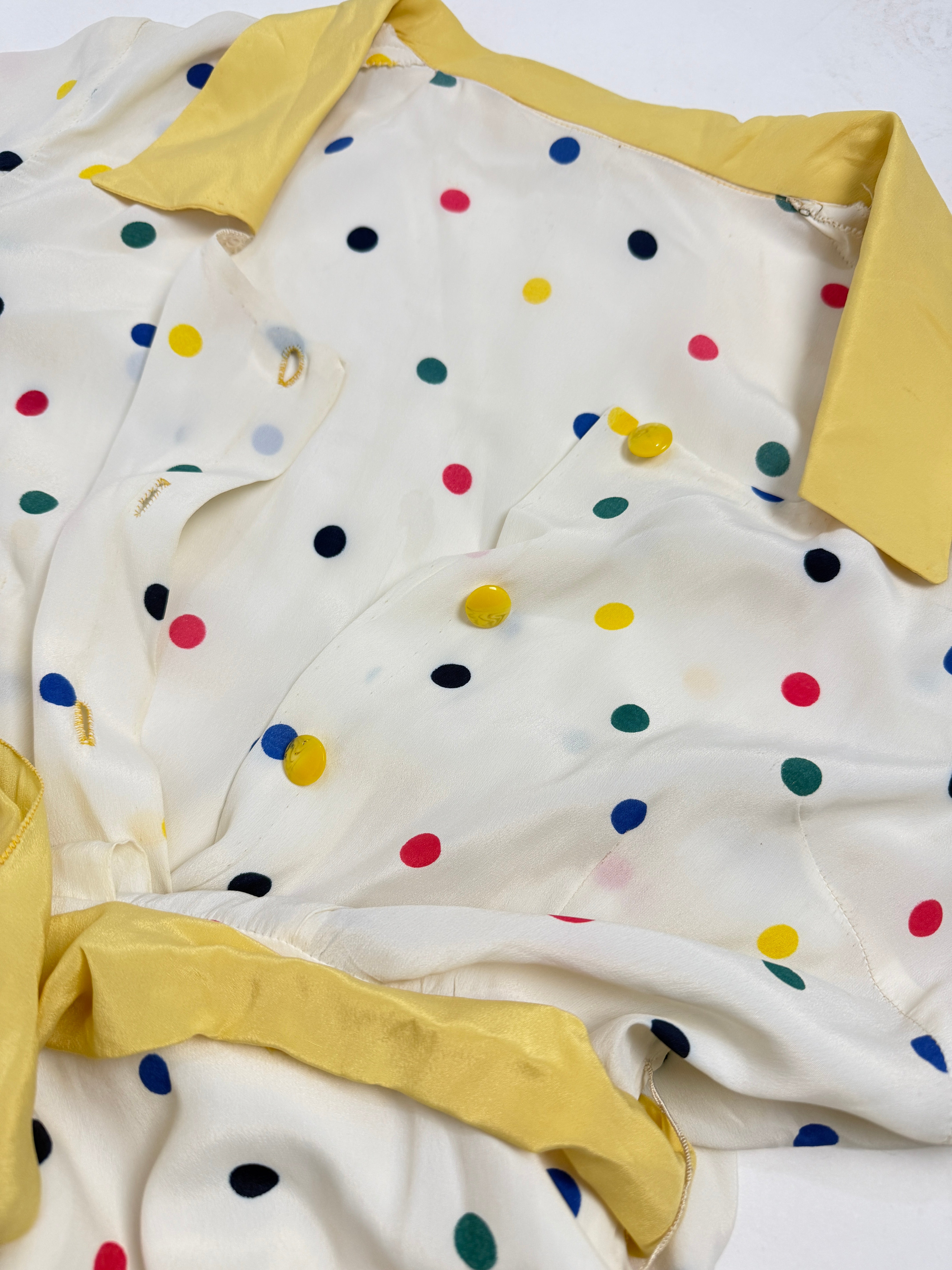 1970s pure silk dress