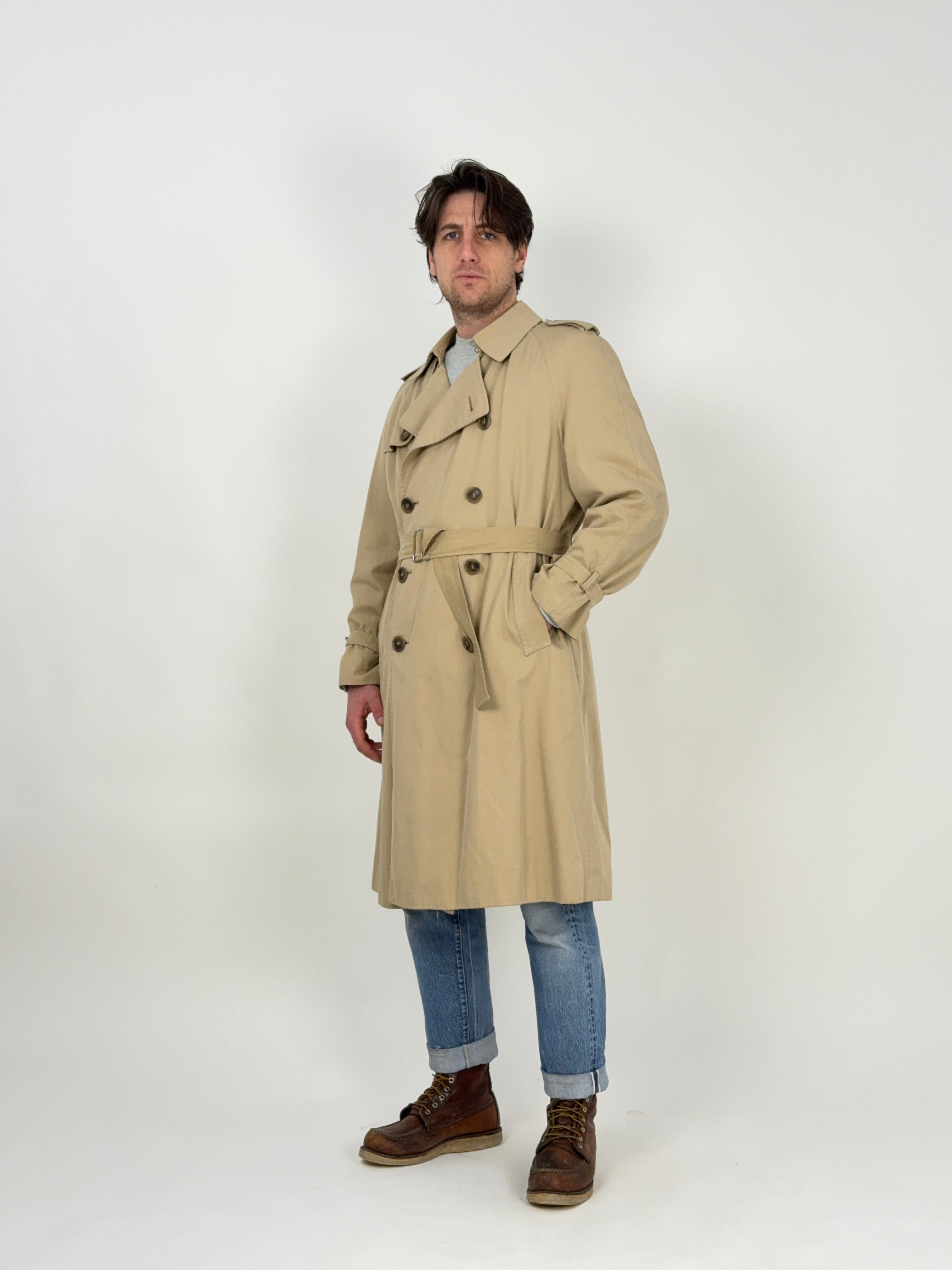 Trench San Giorgio con fodera tartan