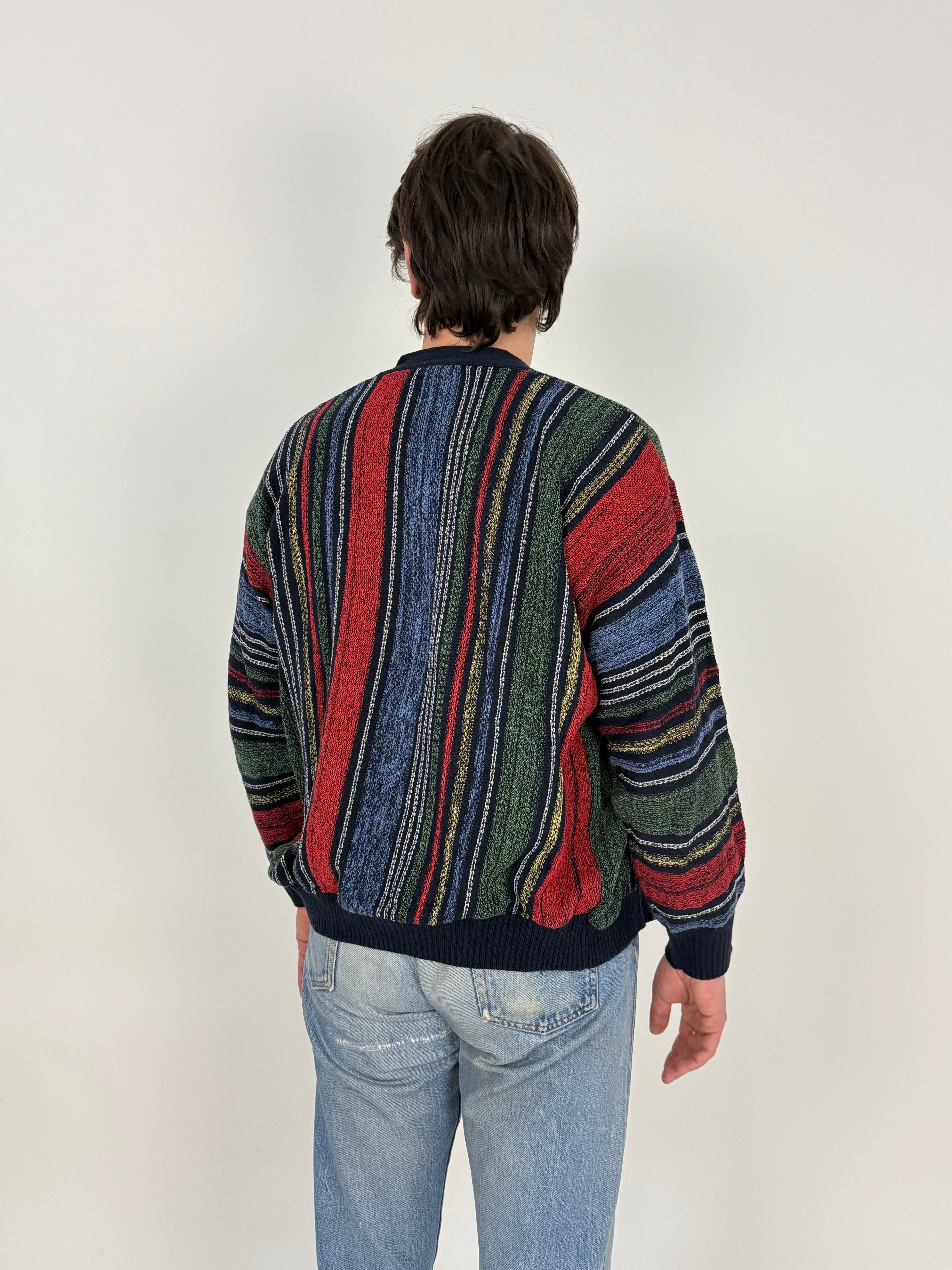 Cardigan anni '80 in cotone