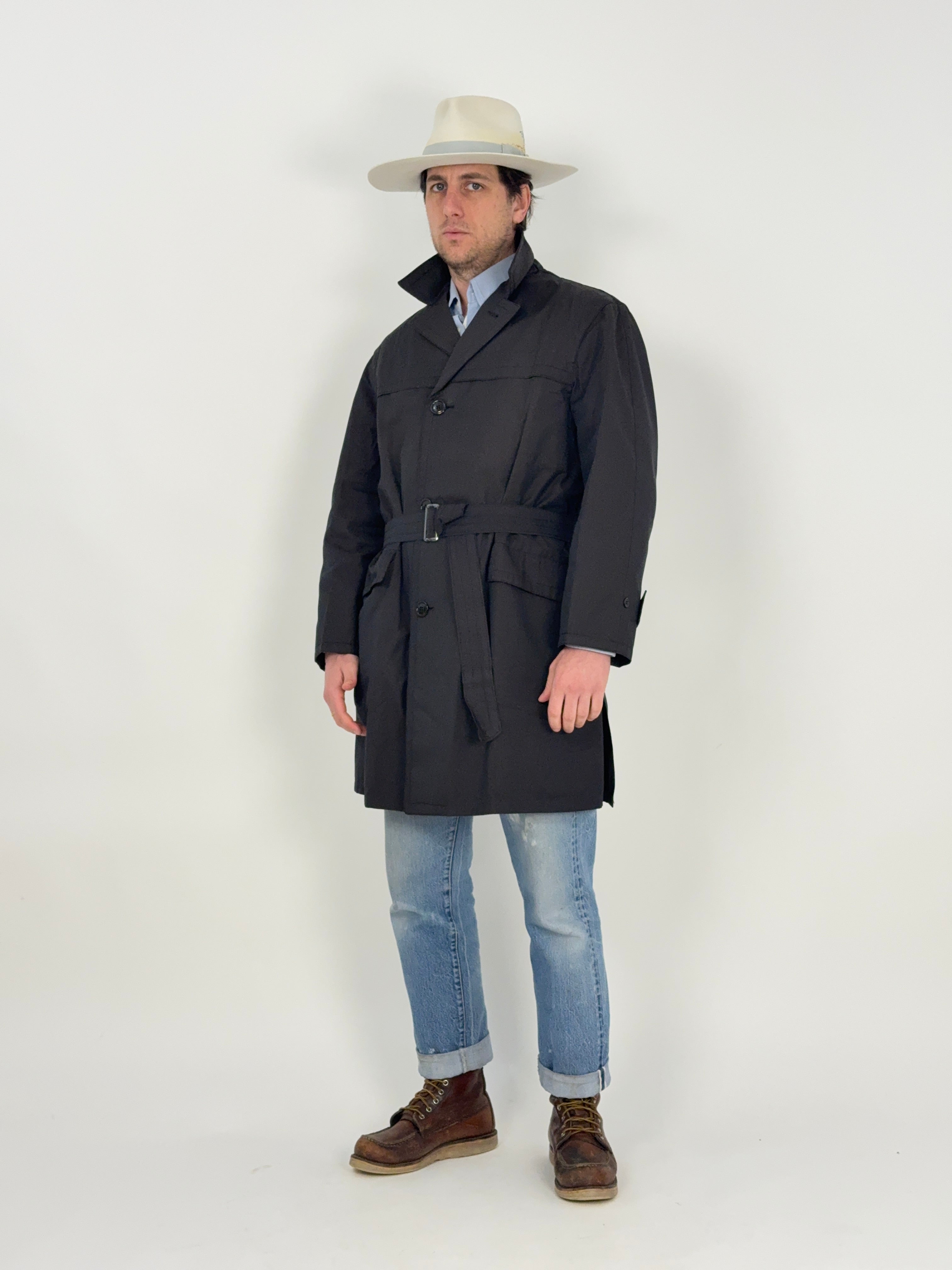 Trench anni '70 con fodera in lana