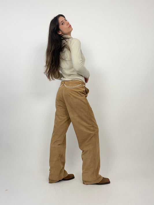 Pantaloni in camoscio vintage