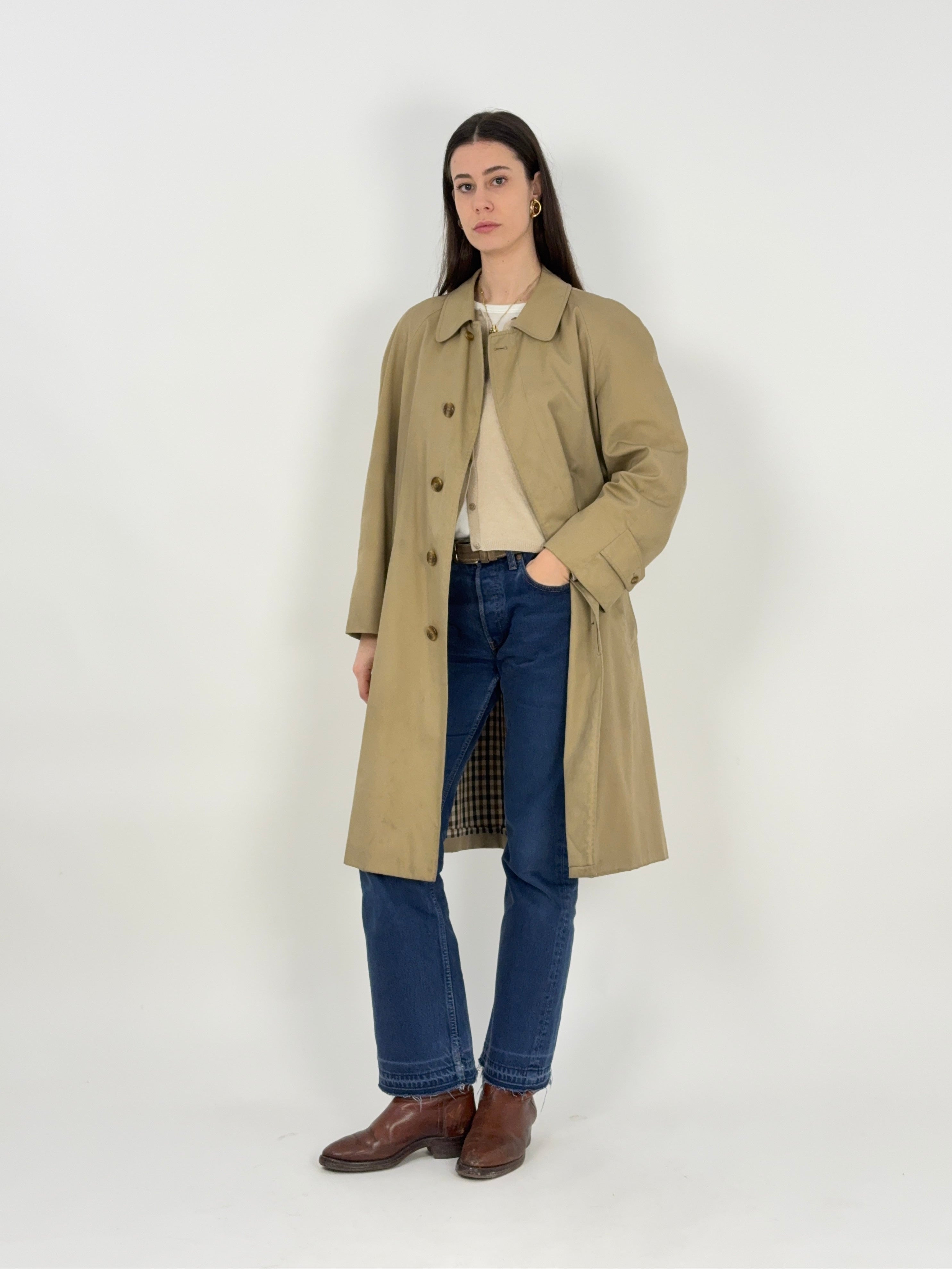 trench-aquascutum-london-vintage-fodera-check-da-donna