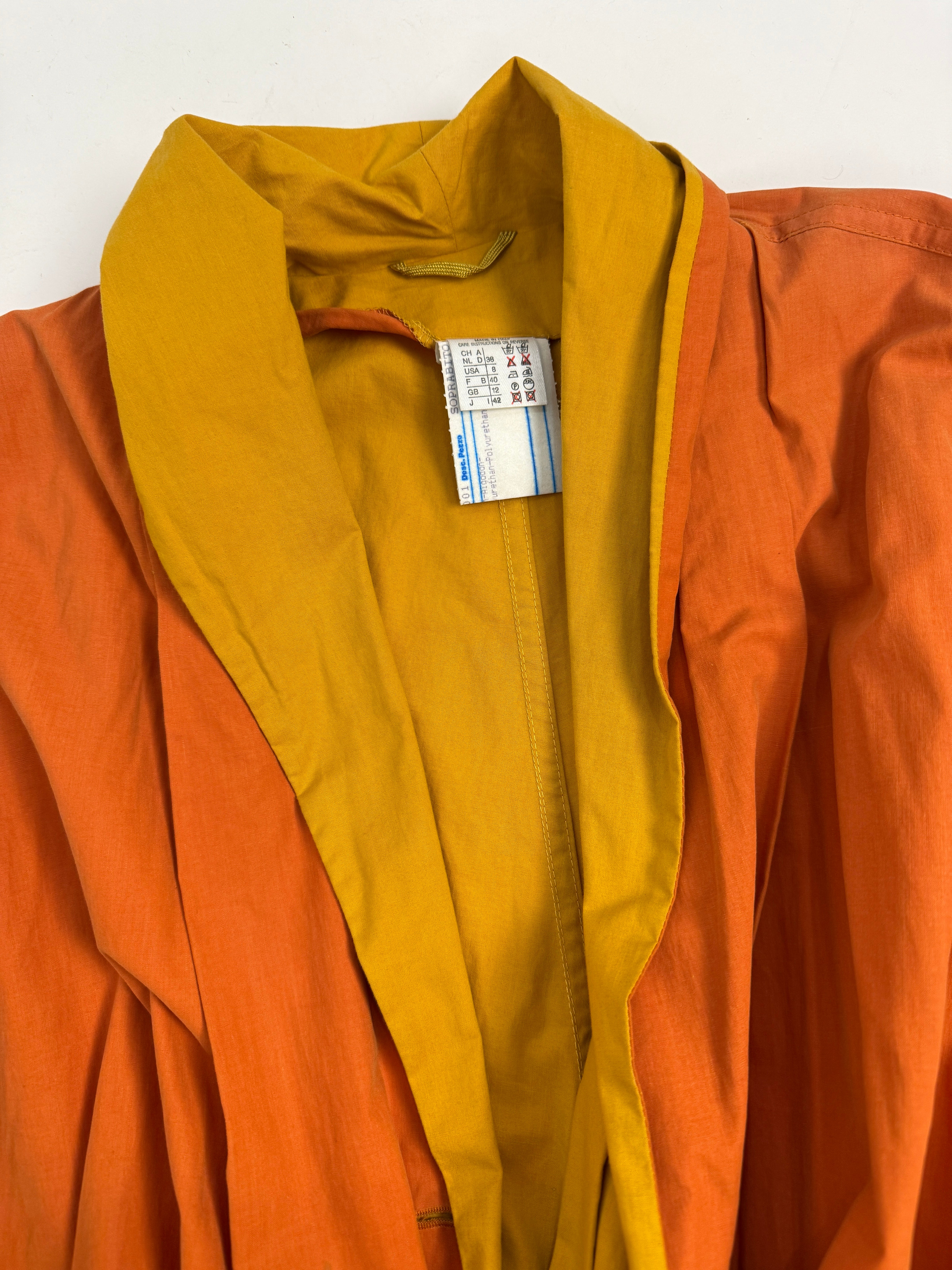 Soprabito Marella in cotone bicolore