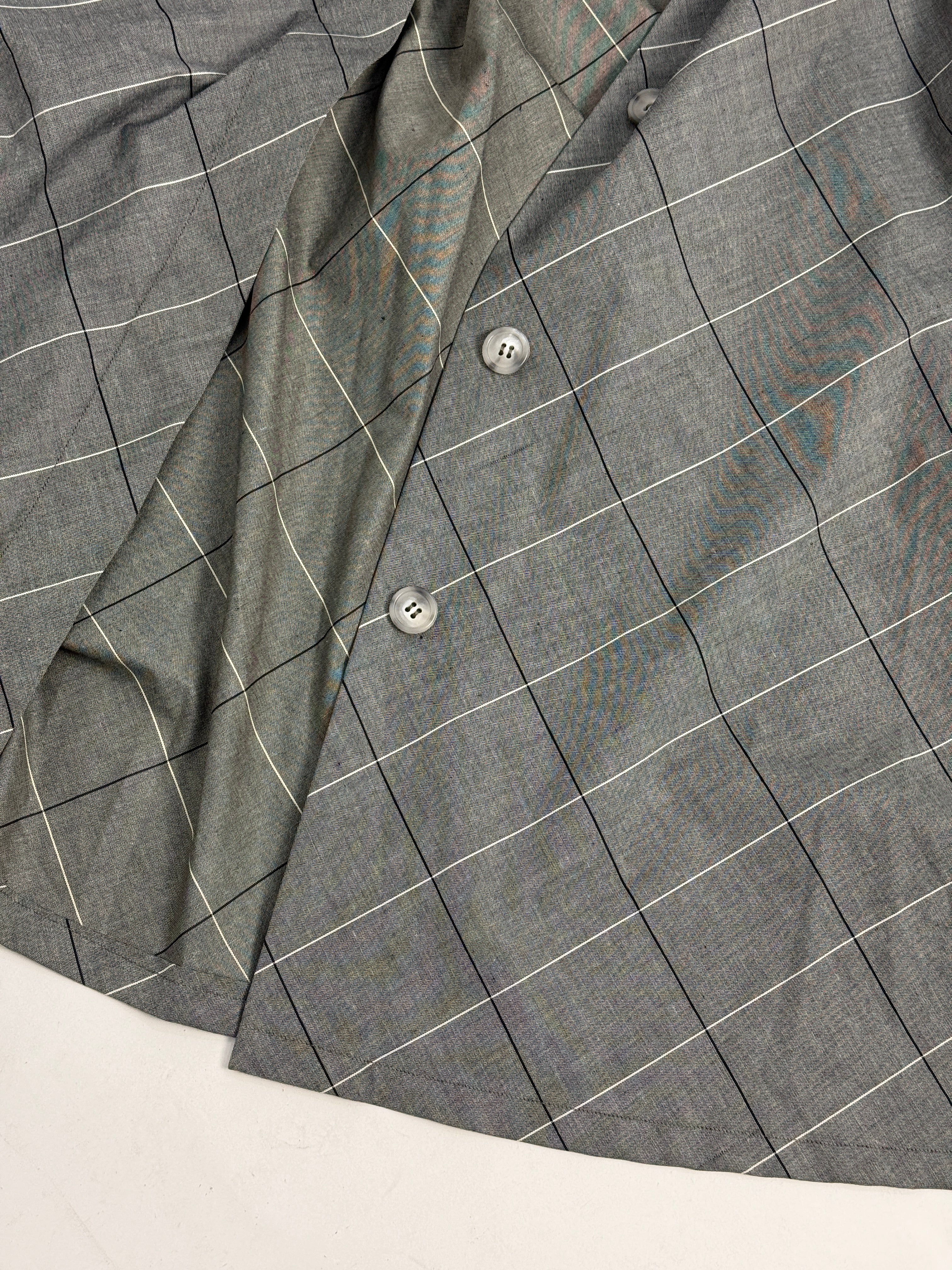 Spolverino sartoriale in tessuto a quadri