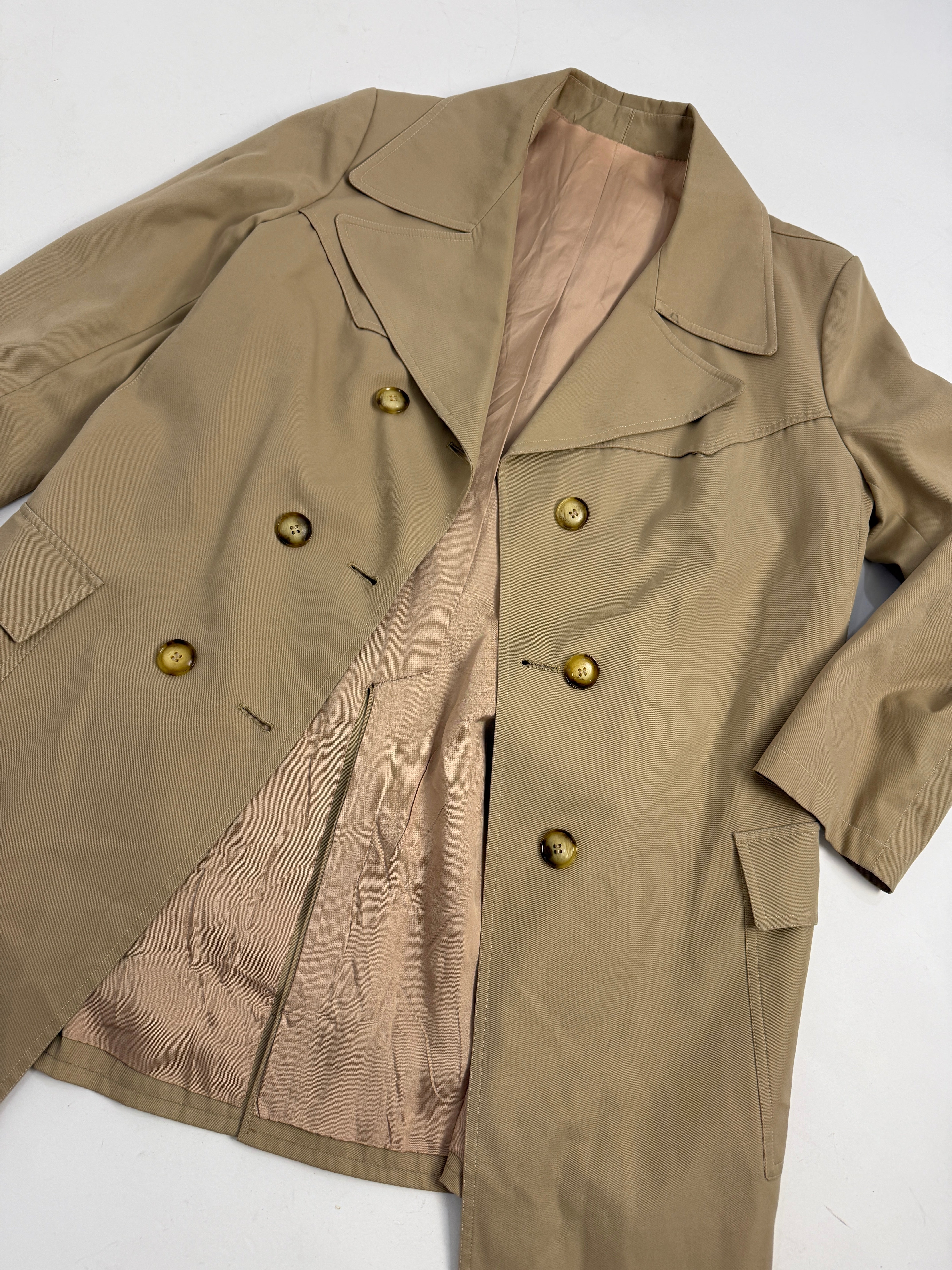 Trench doppiopetto anni '60