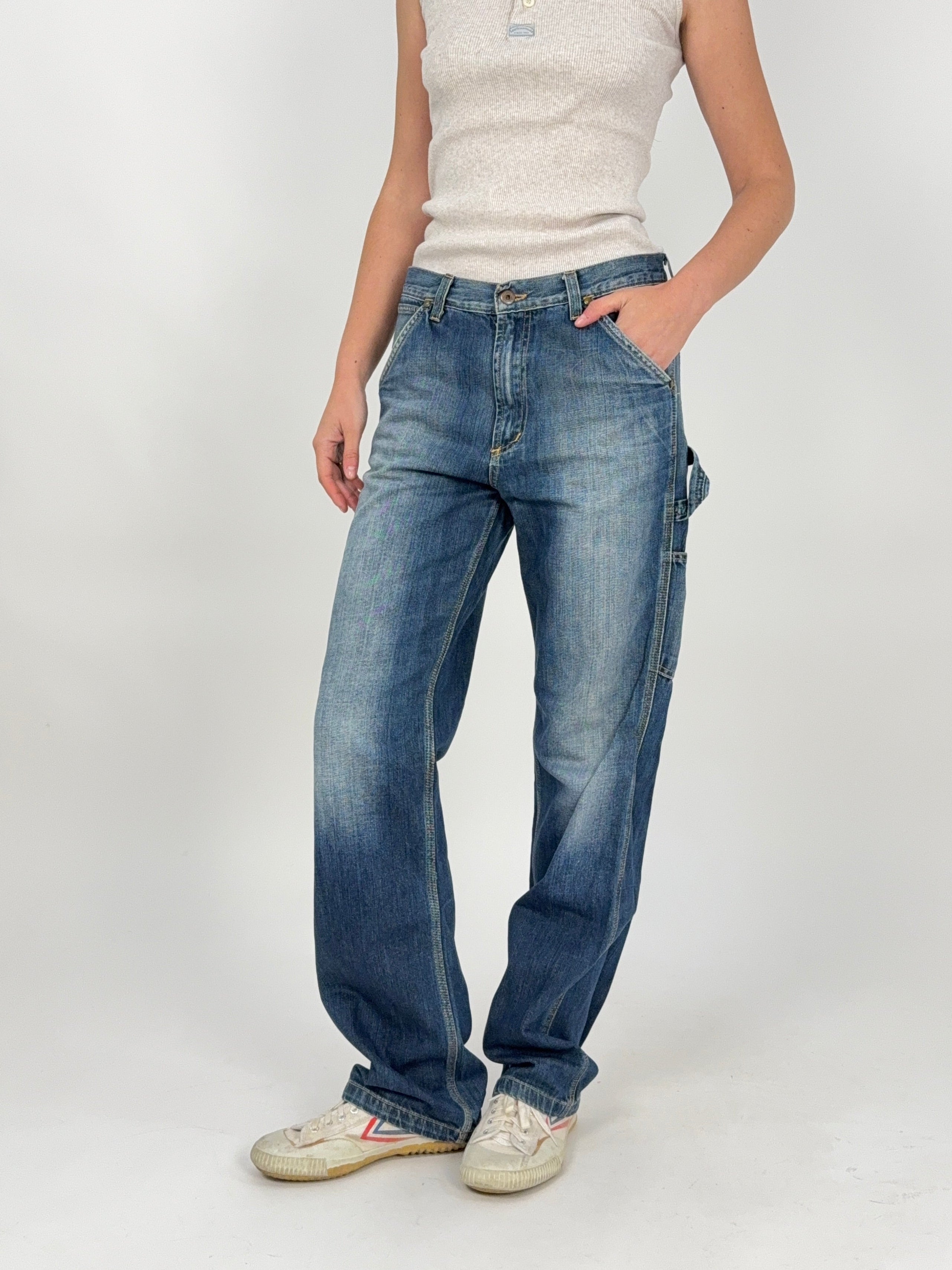 jeans roy roger's cargo taglia 44 da donna