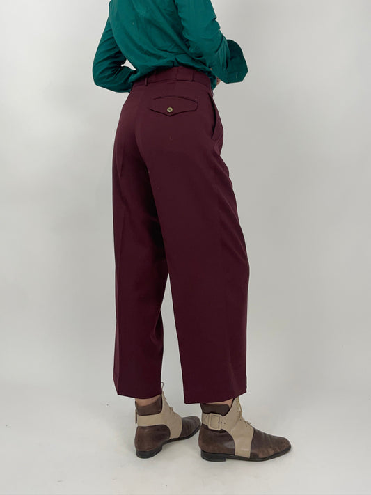 Pantaloni con pence anni '80