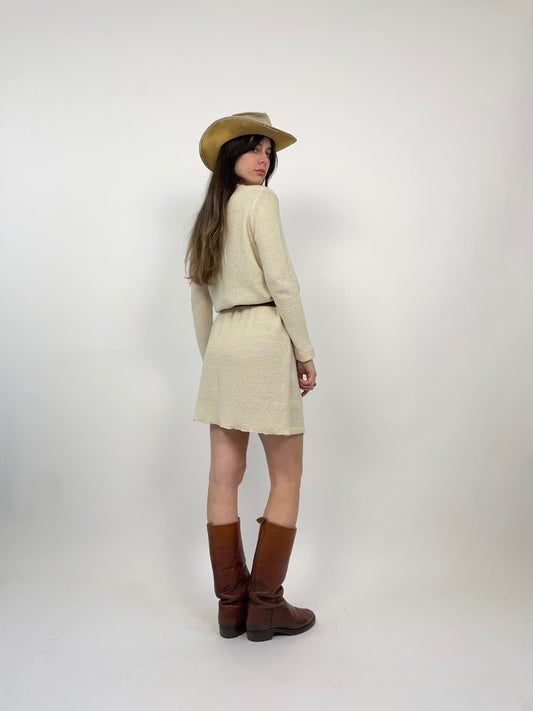 Abito corto in maglia anni '70