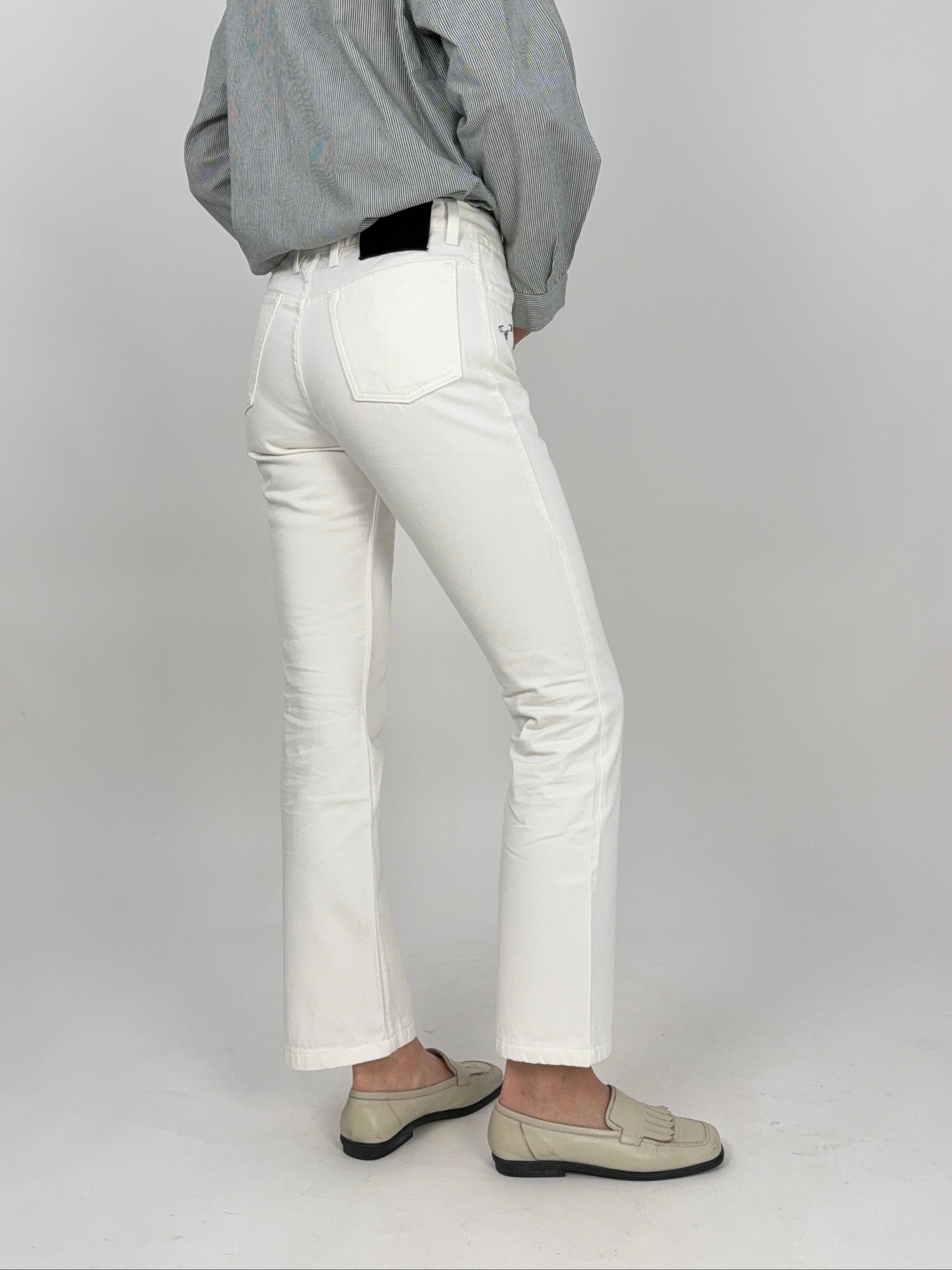 Jeans Yves Saint Laurent - Bootleg bianchi