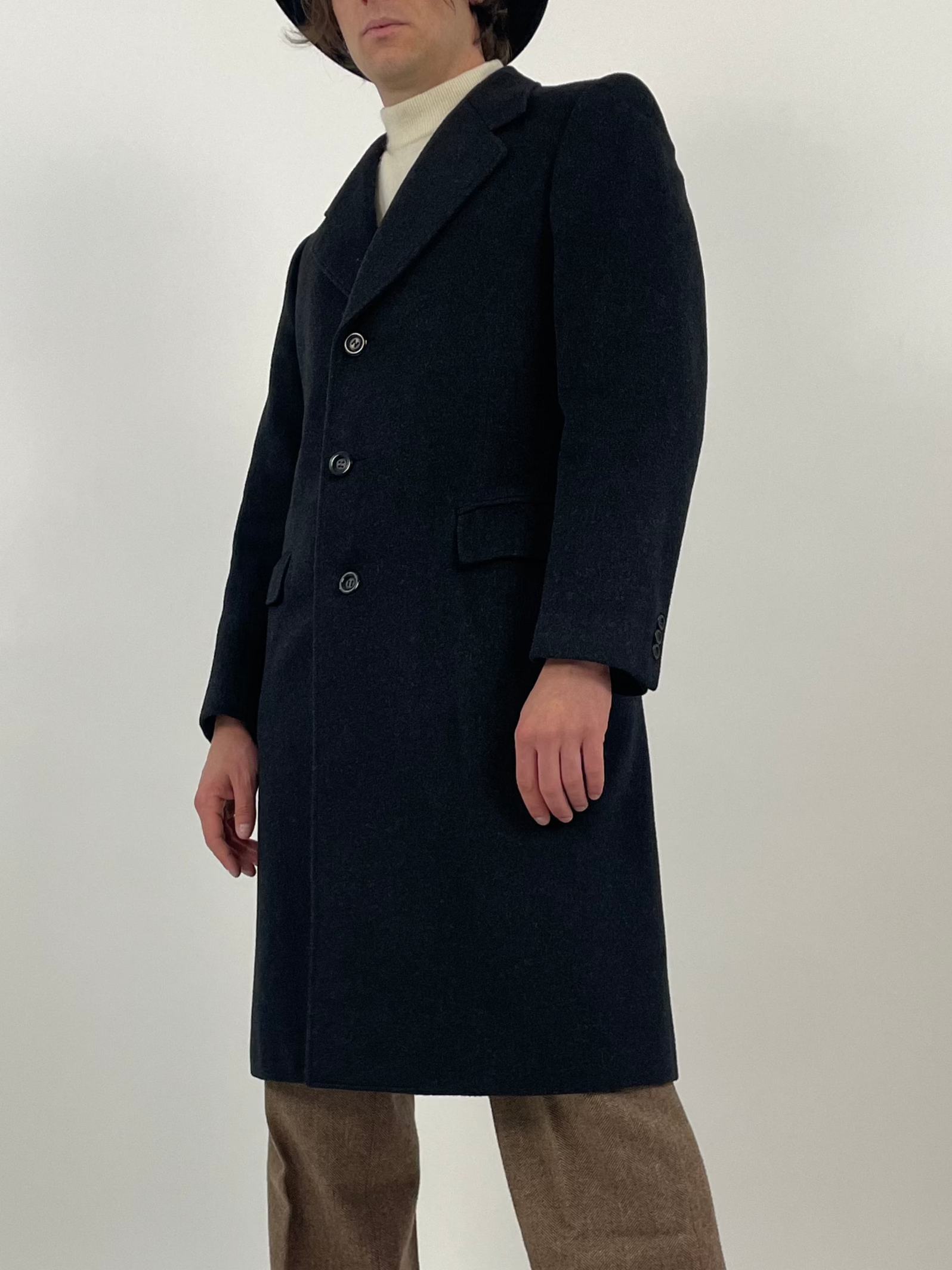 Cappotto lungo anni '70 da uomo Fangovintage - Main Image