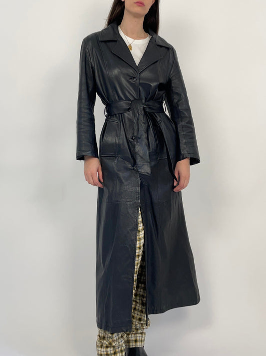 Long Leather Coat anni '70
