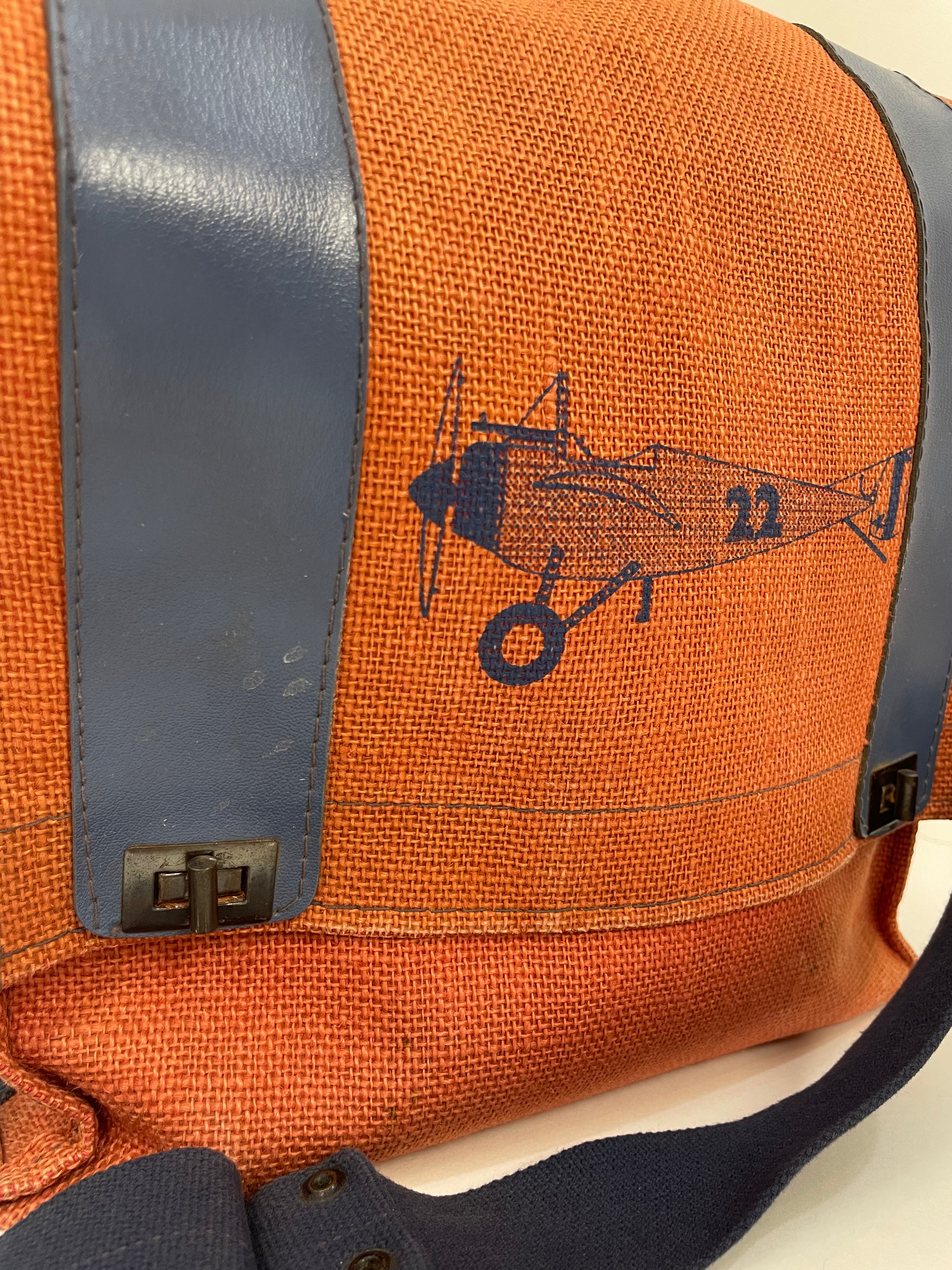 Borsa a tracolla in tela vintage