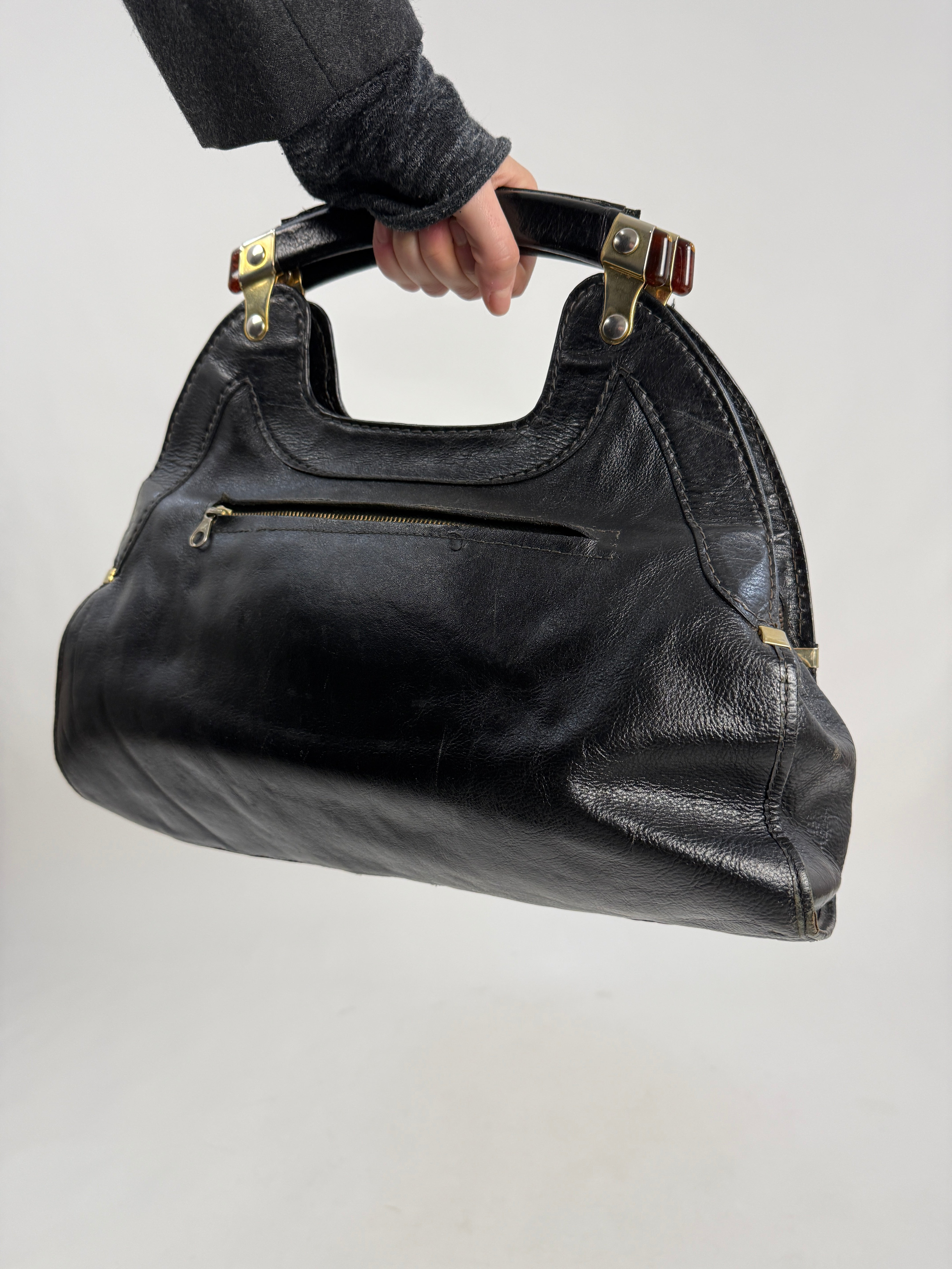 Borsa Alexander in vera pelle anni '70