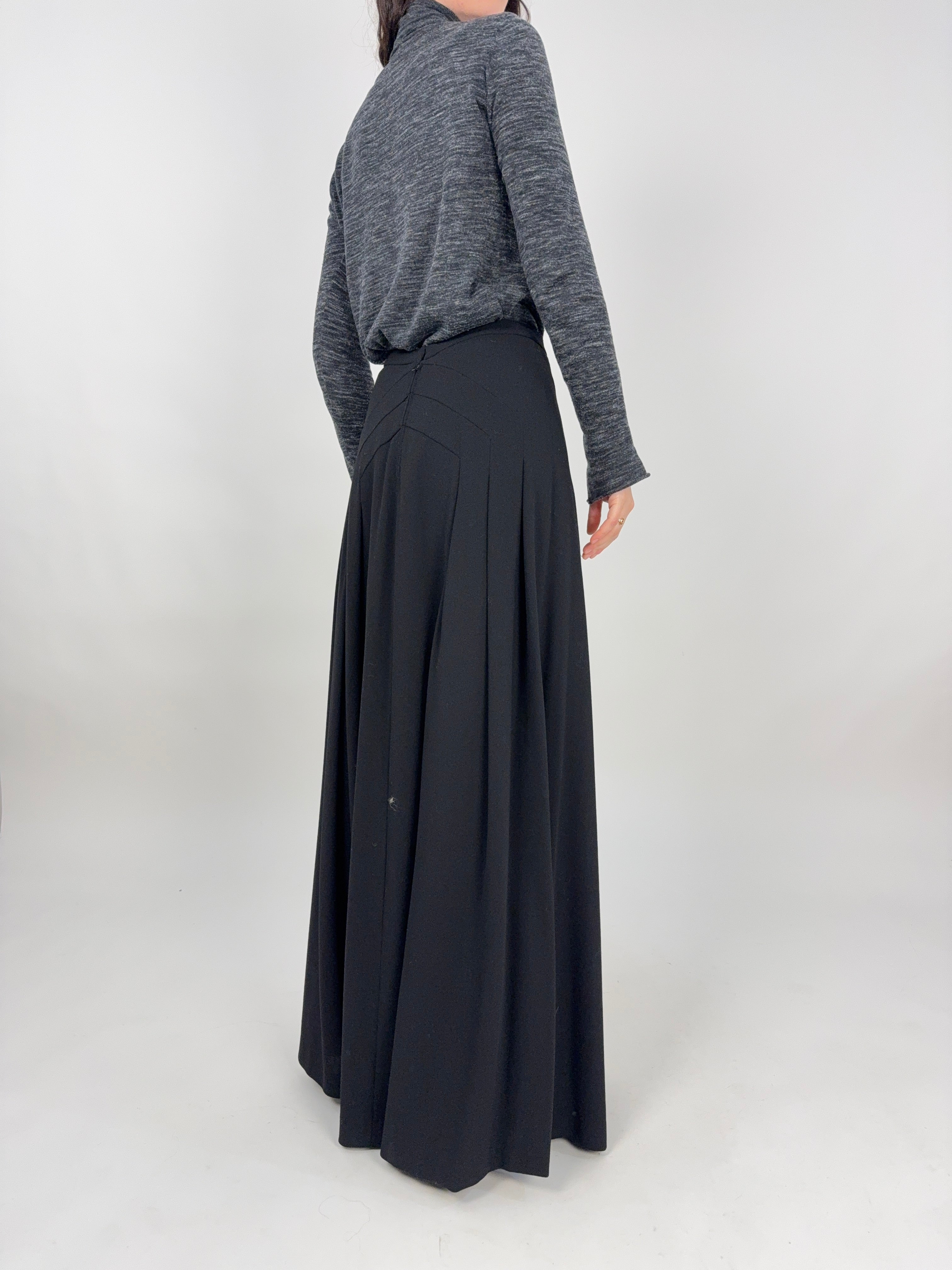 Gonna lunga sartoriale vintage