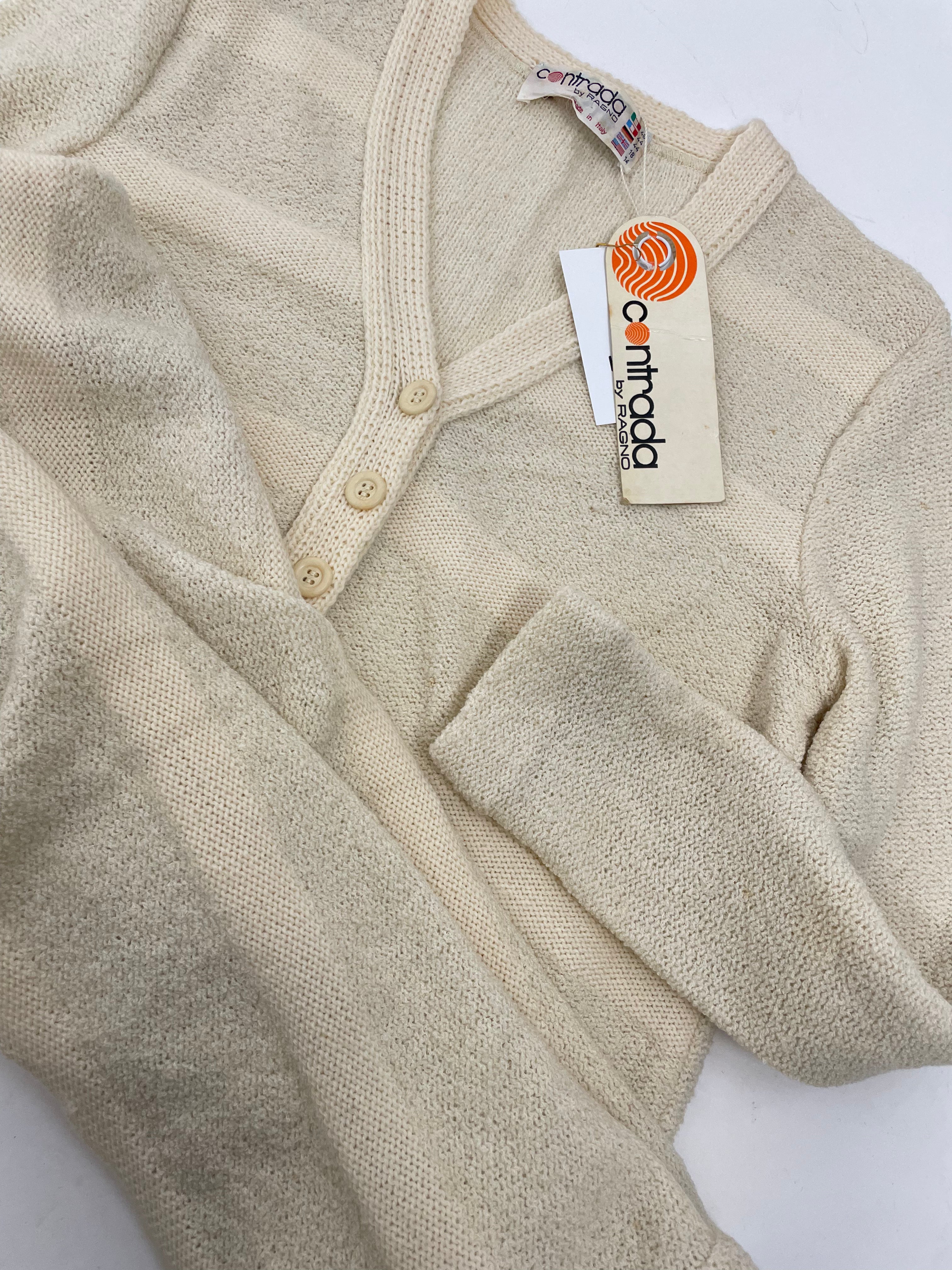 Abito corto in maglia anni '70
