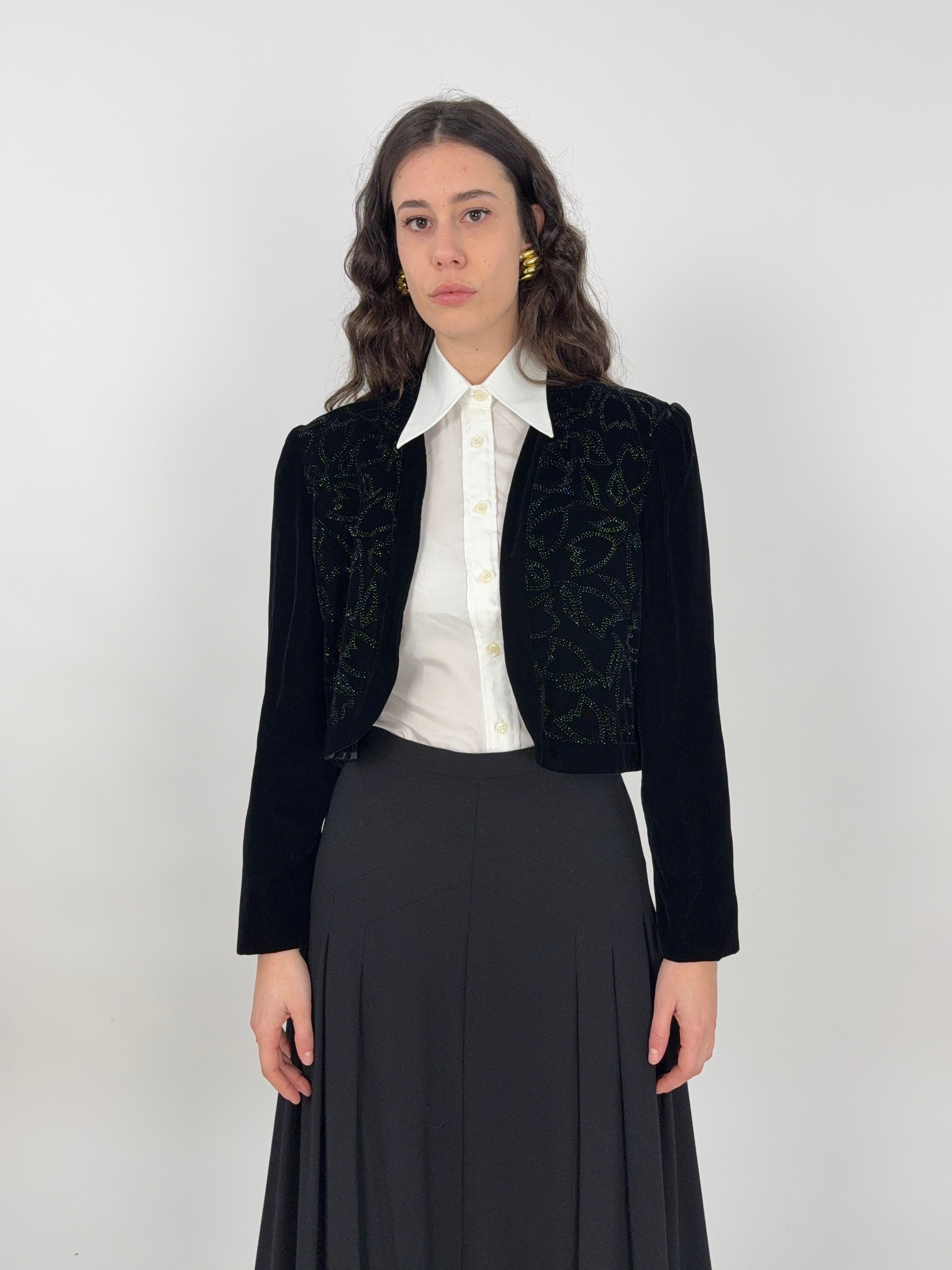 giacca-bolero-vintage-in-velluto-nero